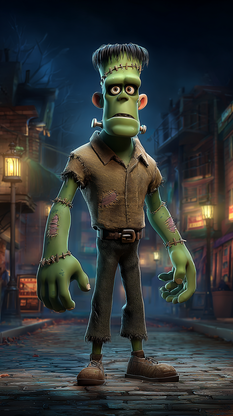 fond d'écran Frankenstein téléphone gratuit sans filigrane