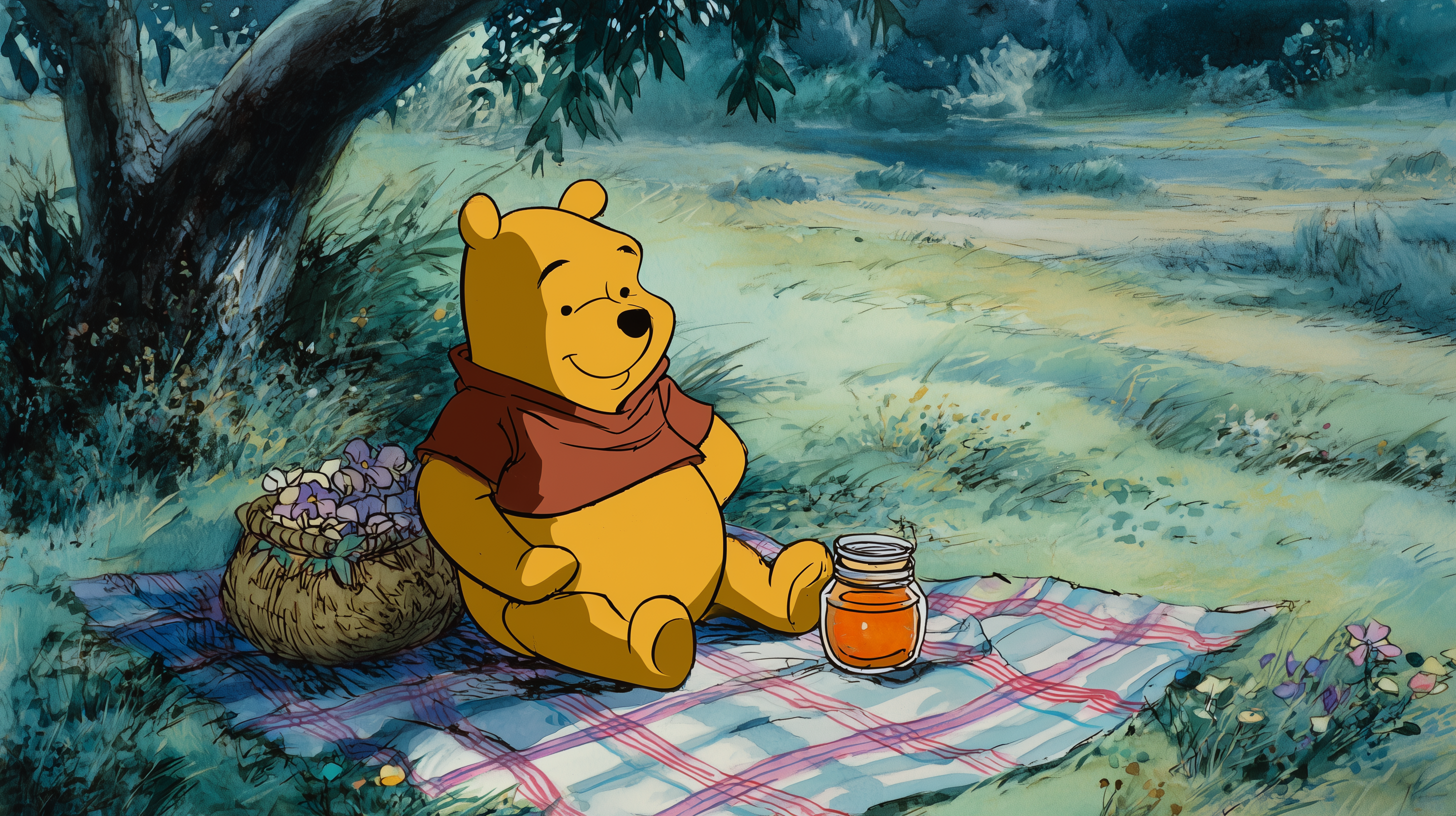fond d'écran Winnie l’ourson pc 3840x2160 téléchargement gratuit