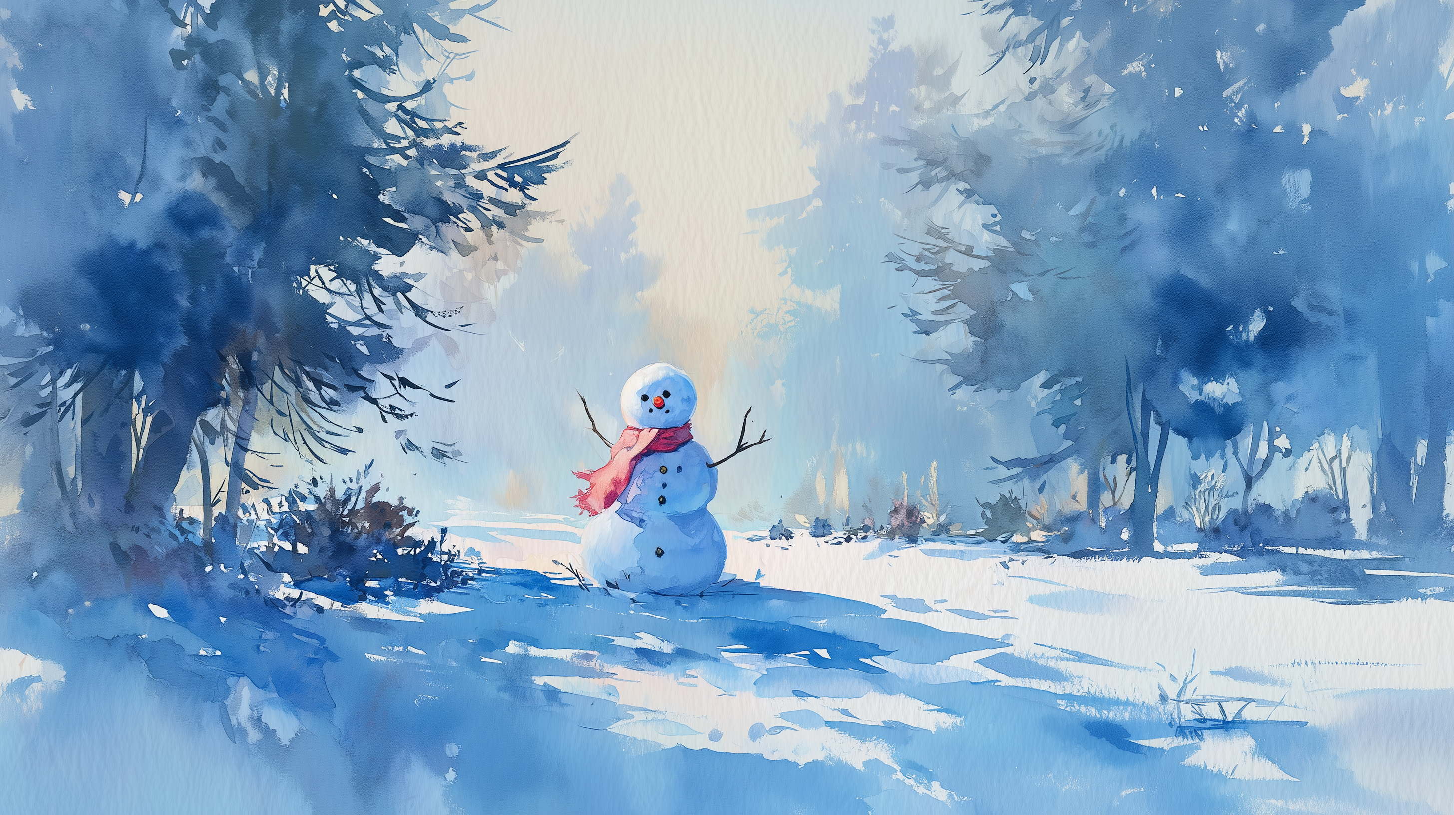 fond d'écran Bonhomme de neige pour mac téléchargement gratuit