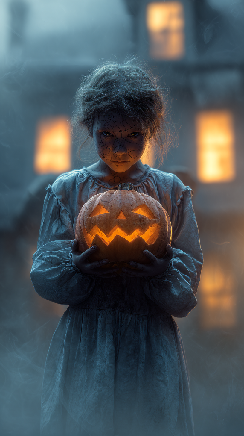 fond d'écran Jack o’ lantern 4k iphone gratuit