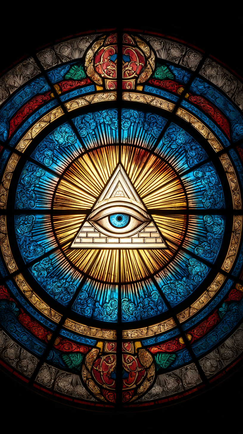 fond d'écran L’œil de la Providence iphone 16 pro max gratuit