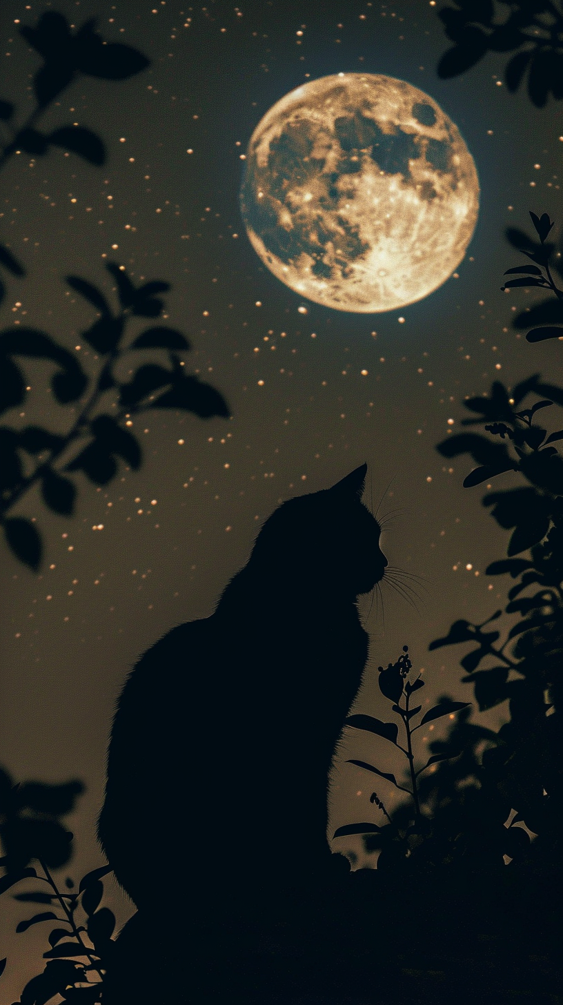 fond d'écran Chat noir iphone 17 gratuit