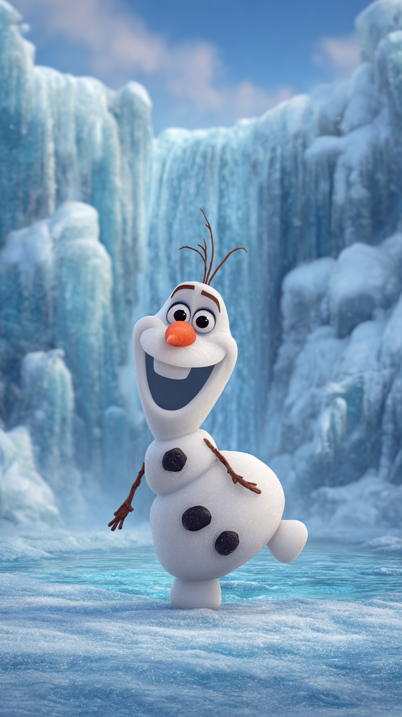 fond d'écran Olaf 4k iphone gratuit