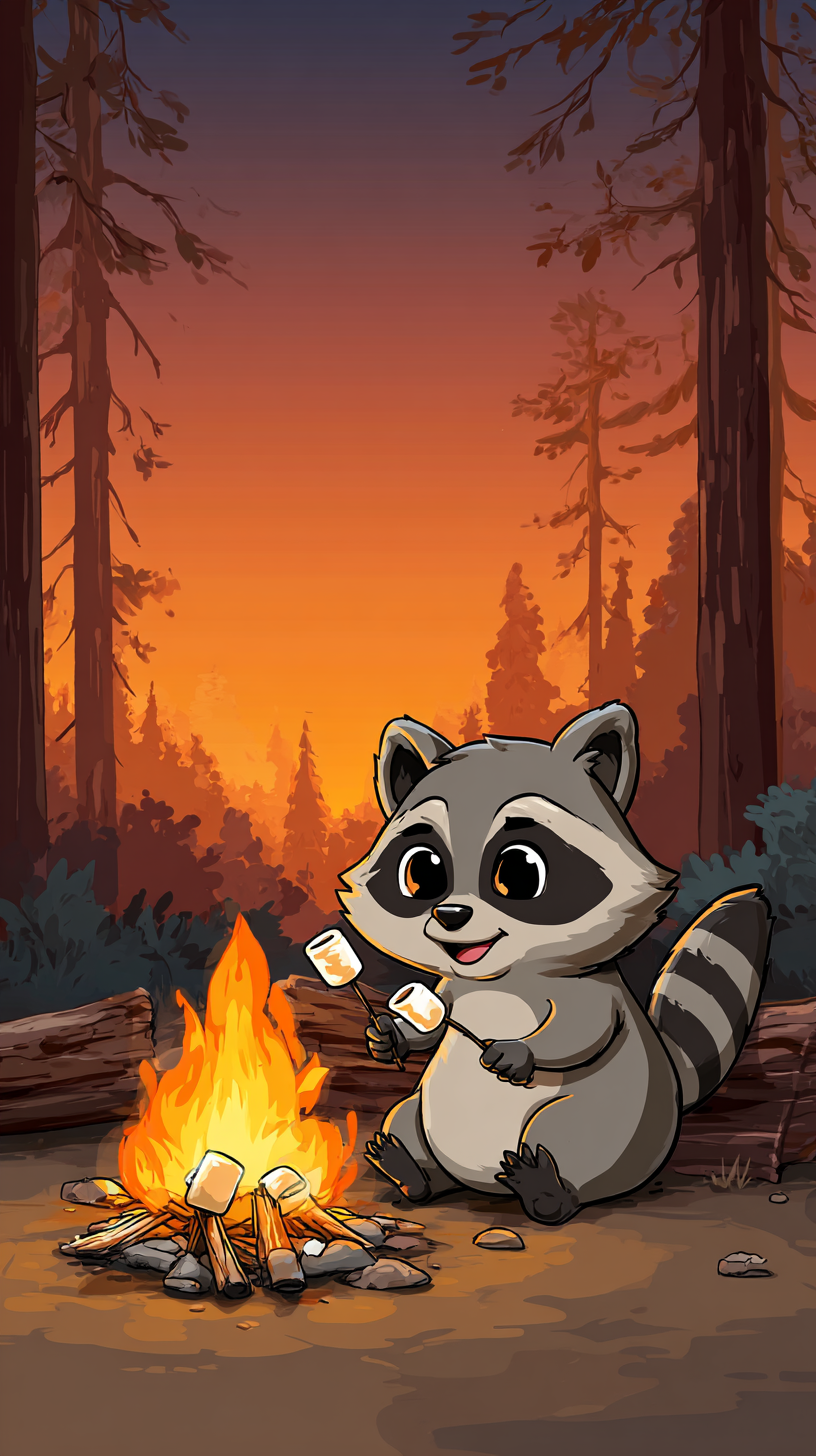 fond d'écran Raton laveur android gratuit