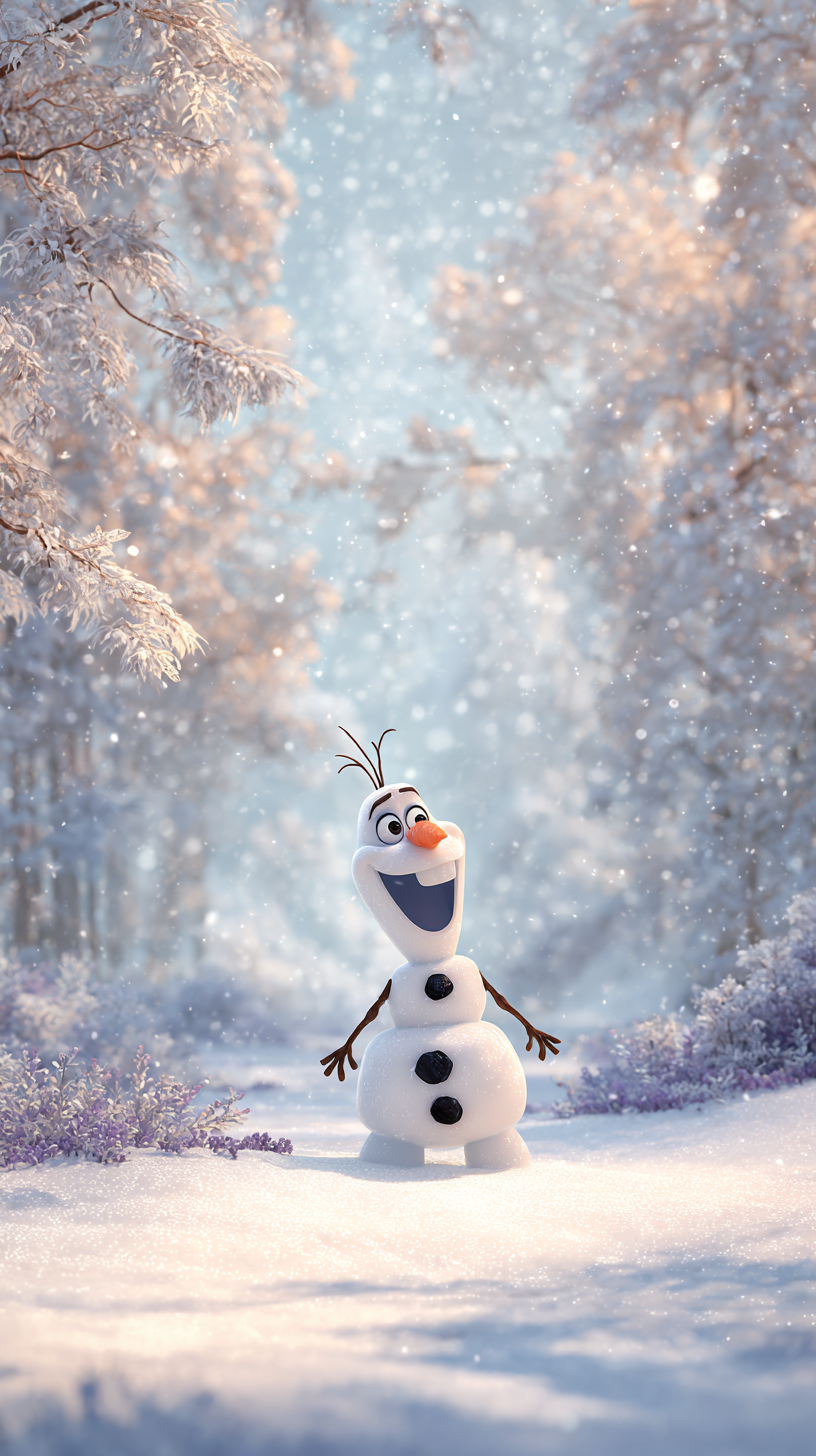 fond d'écran Olaf iphone 11 gratuit