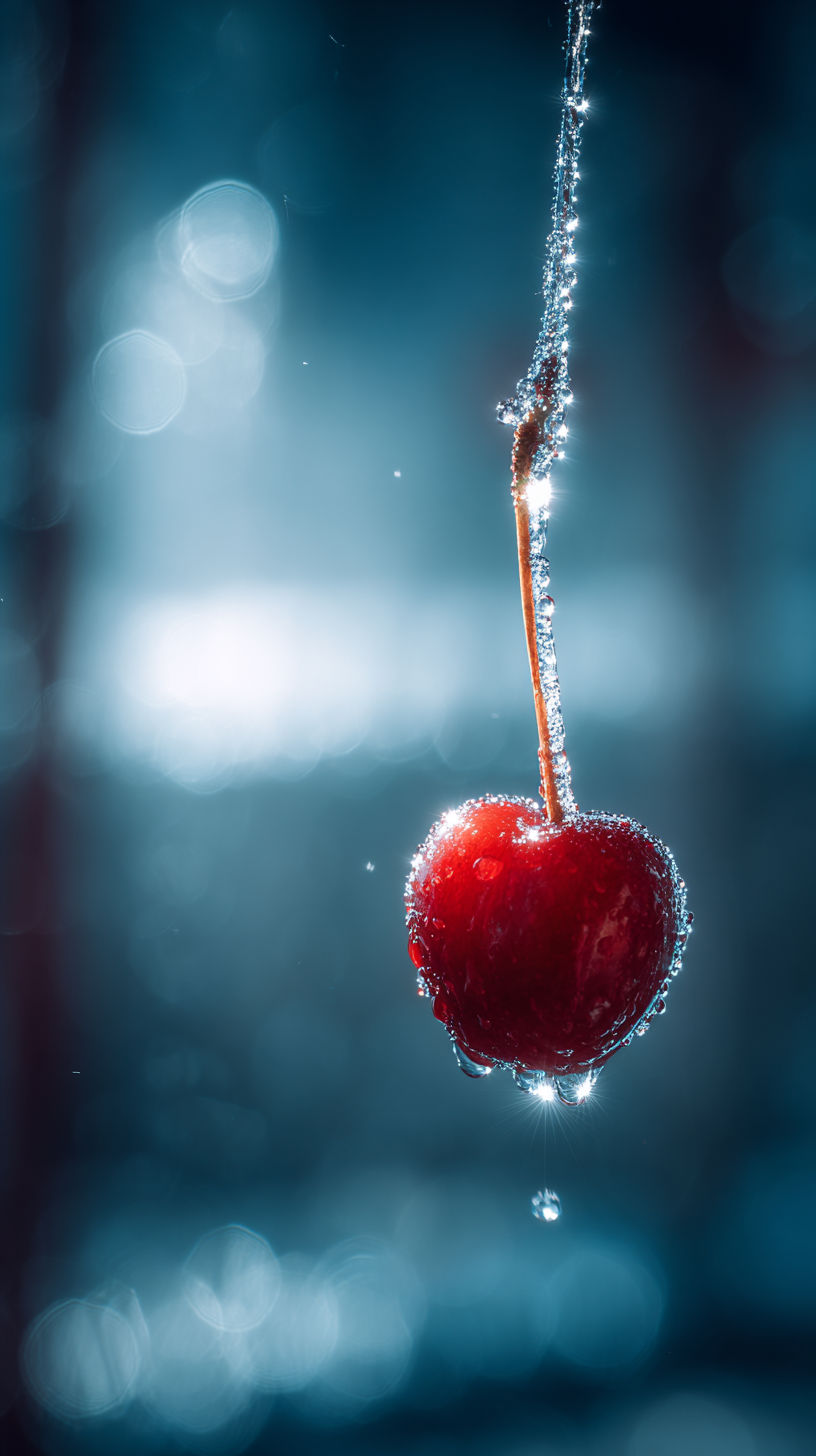 fond d'écran Cerise iphone ios gratuit