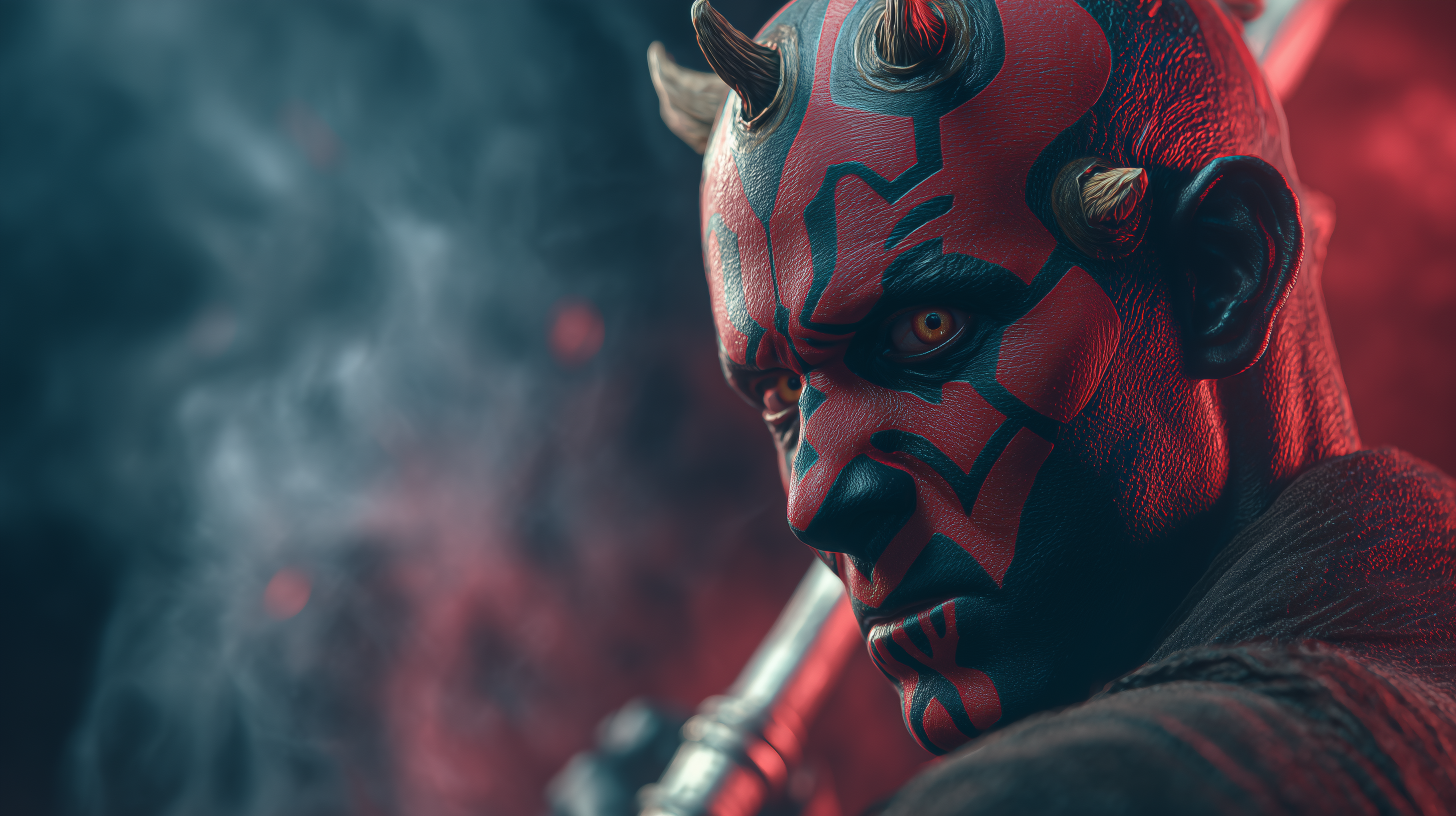 fond d'écran Darth Maul windows 11 ultra hd téléchargement gratuit