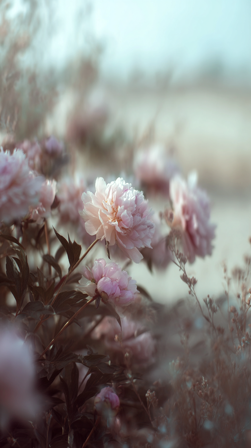 fond d'écran Pivoines téléphone gratuit