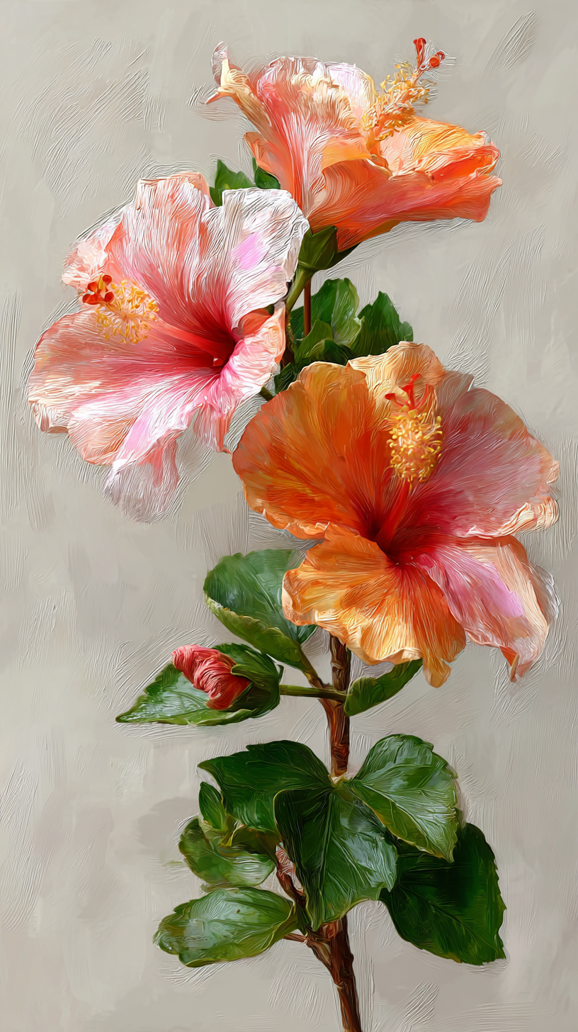 fond d'écran Hibiscus téléphone samsung télécharger gratuit