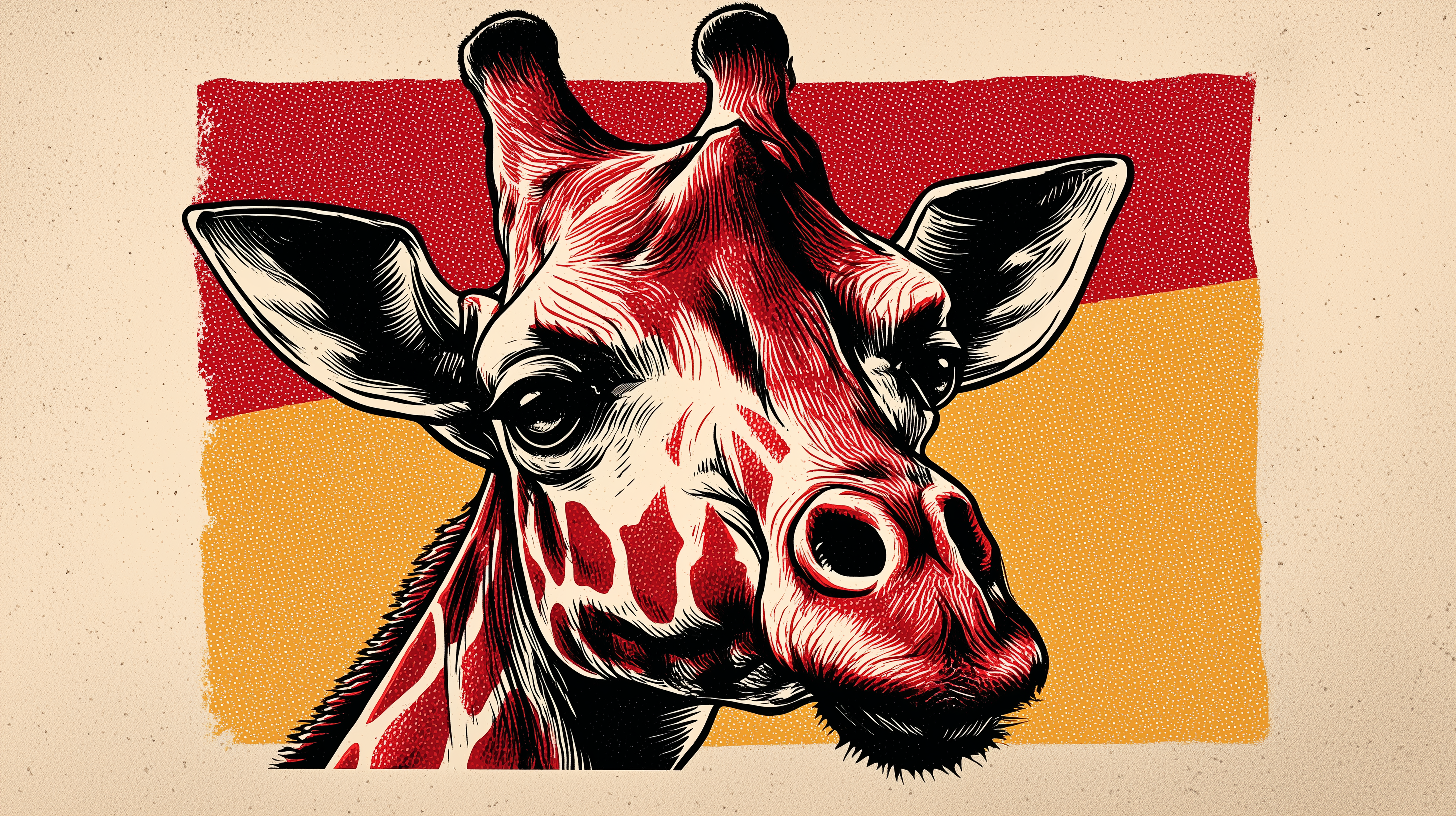 fond d'écran Girafe hp windows 10 téléchargement gratuit