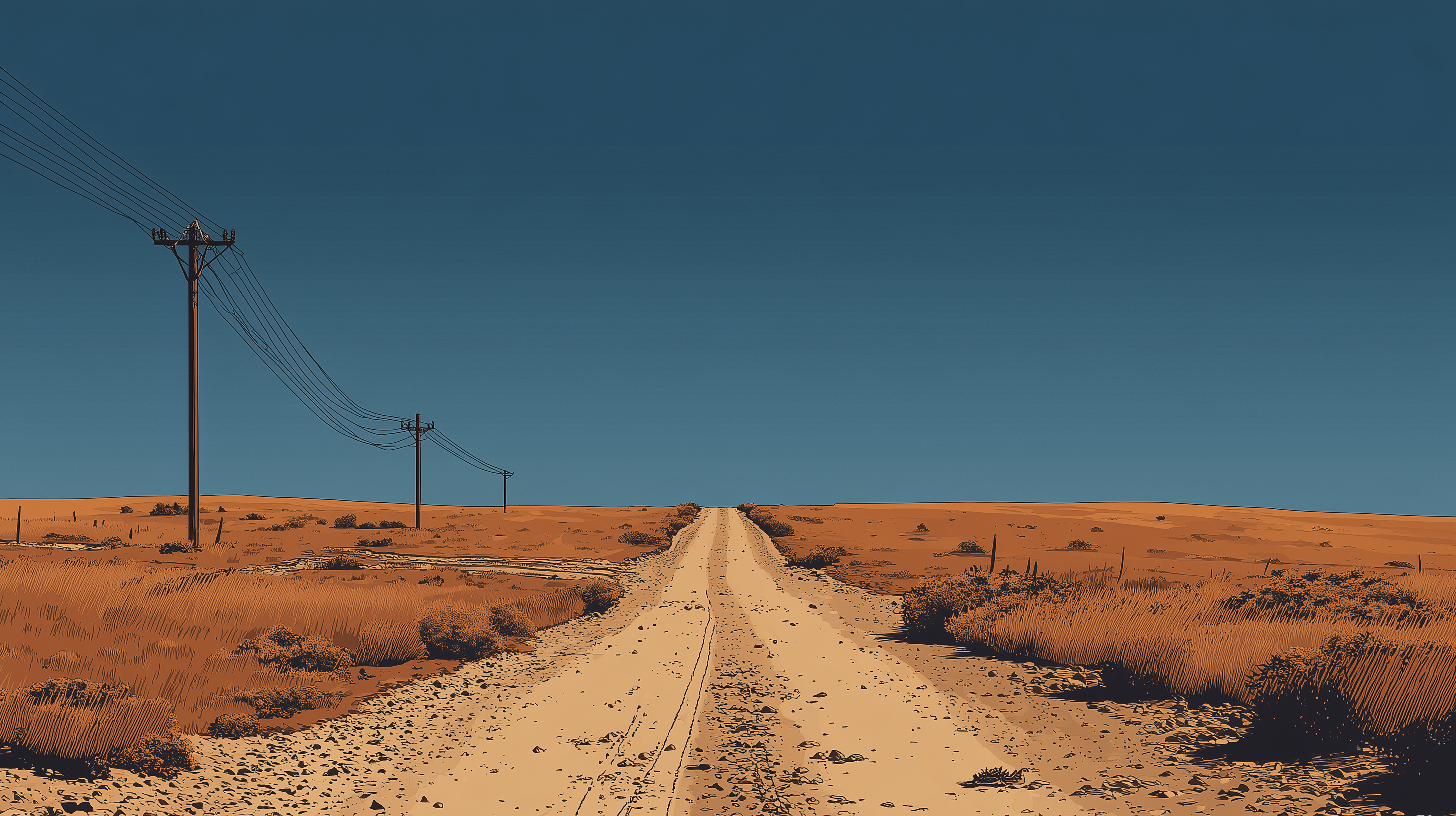 fond d'écran Chemin ultrawide 3440x1440 téléchargement gratuit