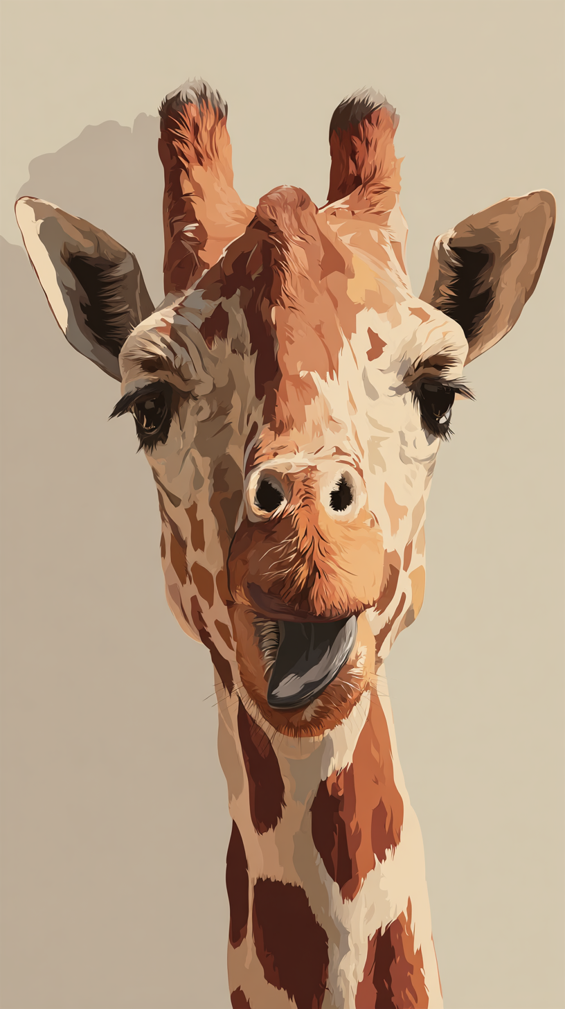 fond d'écran Girafe pour tablette android gratuit télécharger gratuit