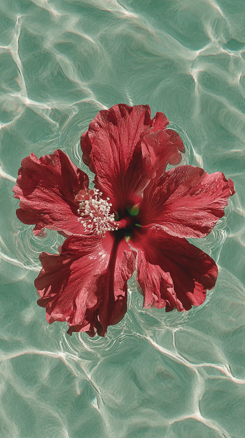 fond d'écran Hibiscus téléphone samsung télécharger gratuit