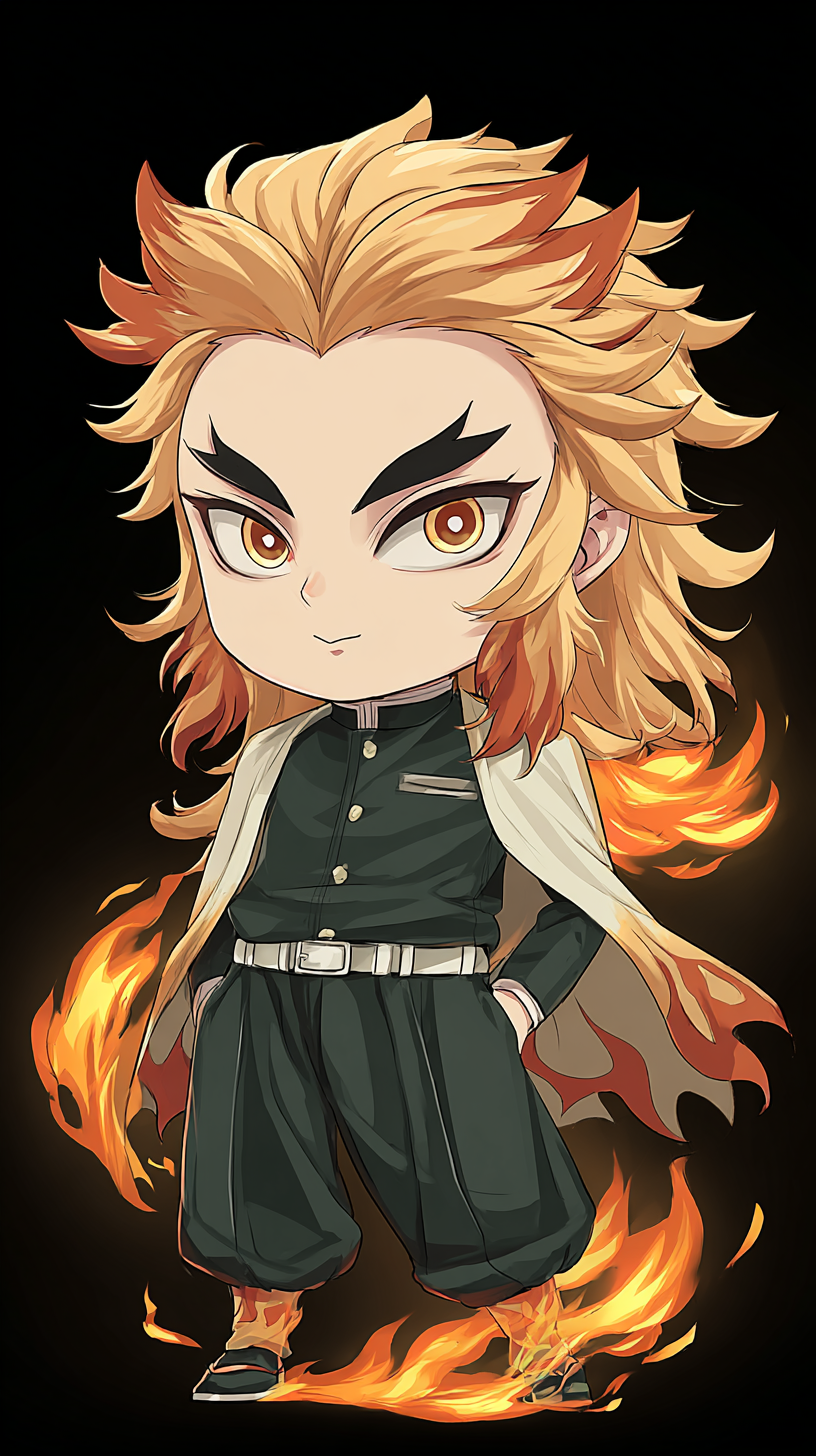 fond d'écran Chibi iphone 15 pro télécharger gratuit