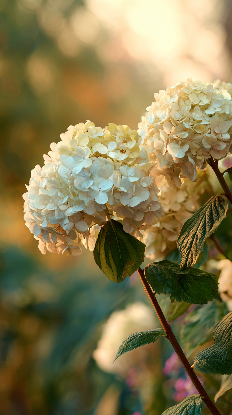 fond d'écran Hortensias de téléphone gratuit