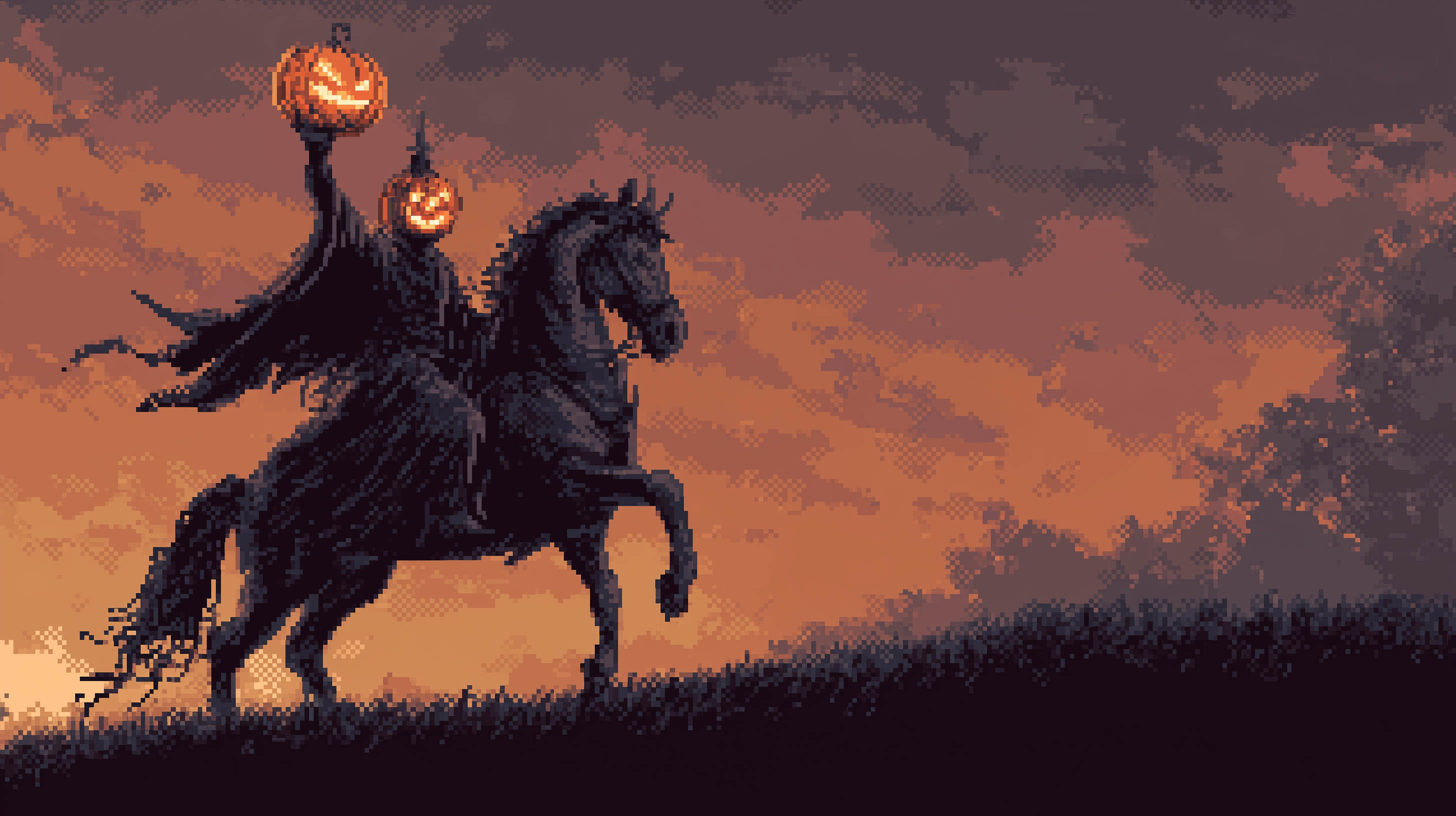 fond d'écran Headless Horseman 4k pour pc téléchargement gratuit