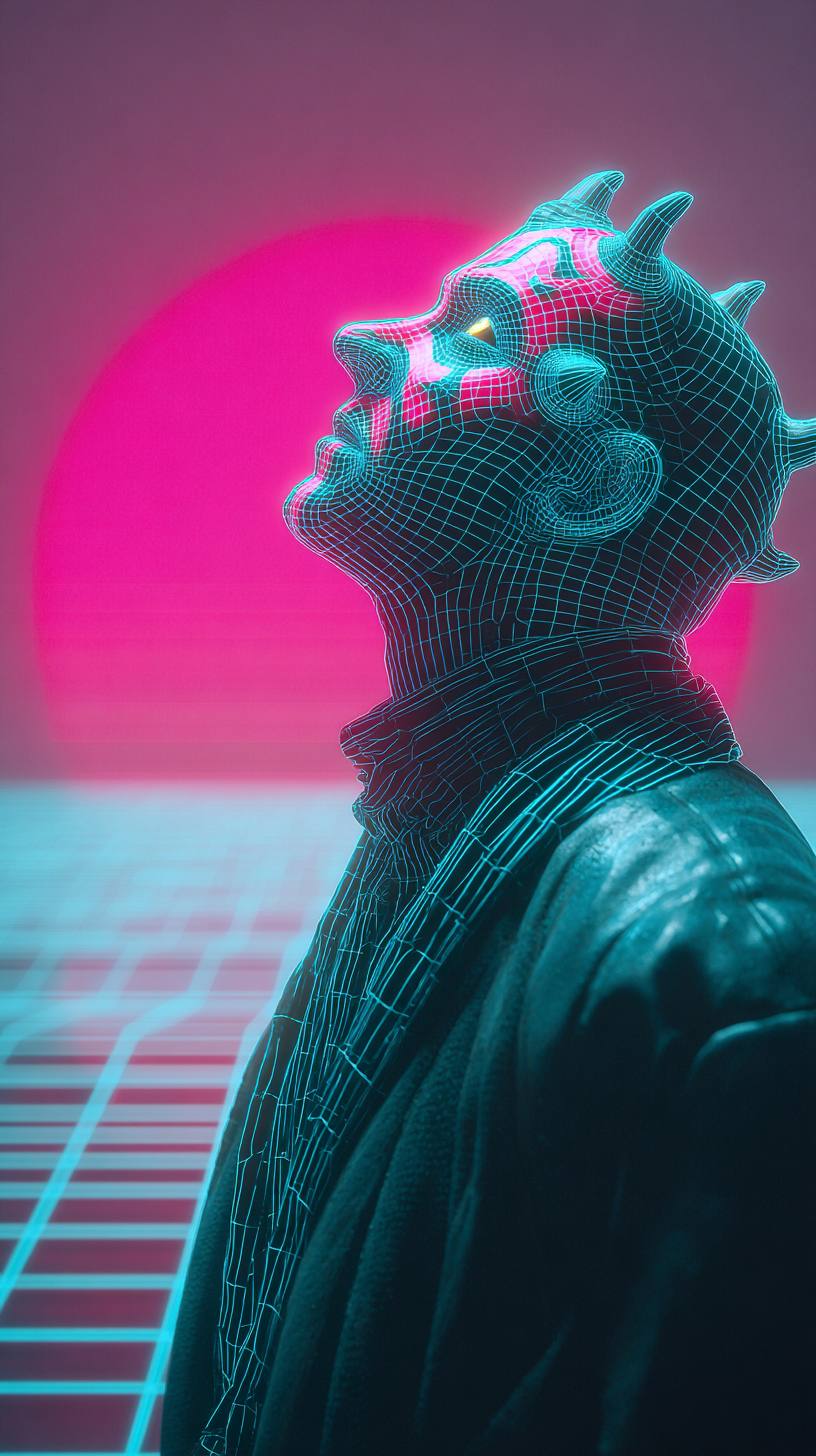 fond d'écran Darth Maul iphone 14 pro max gratuit