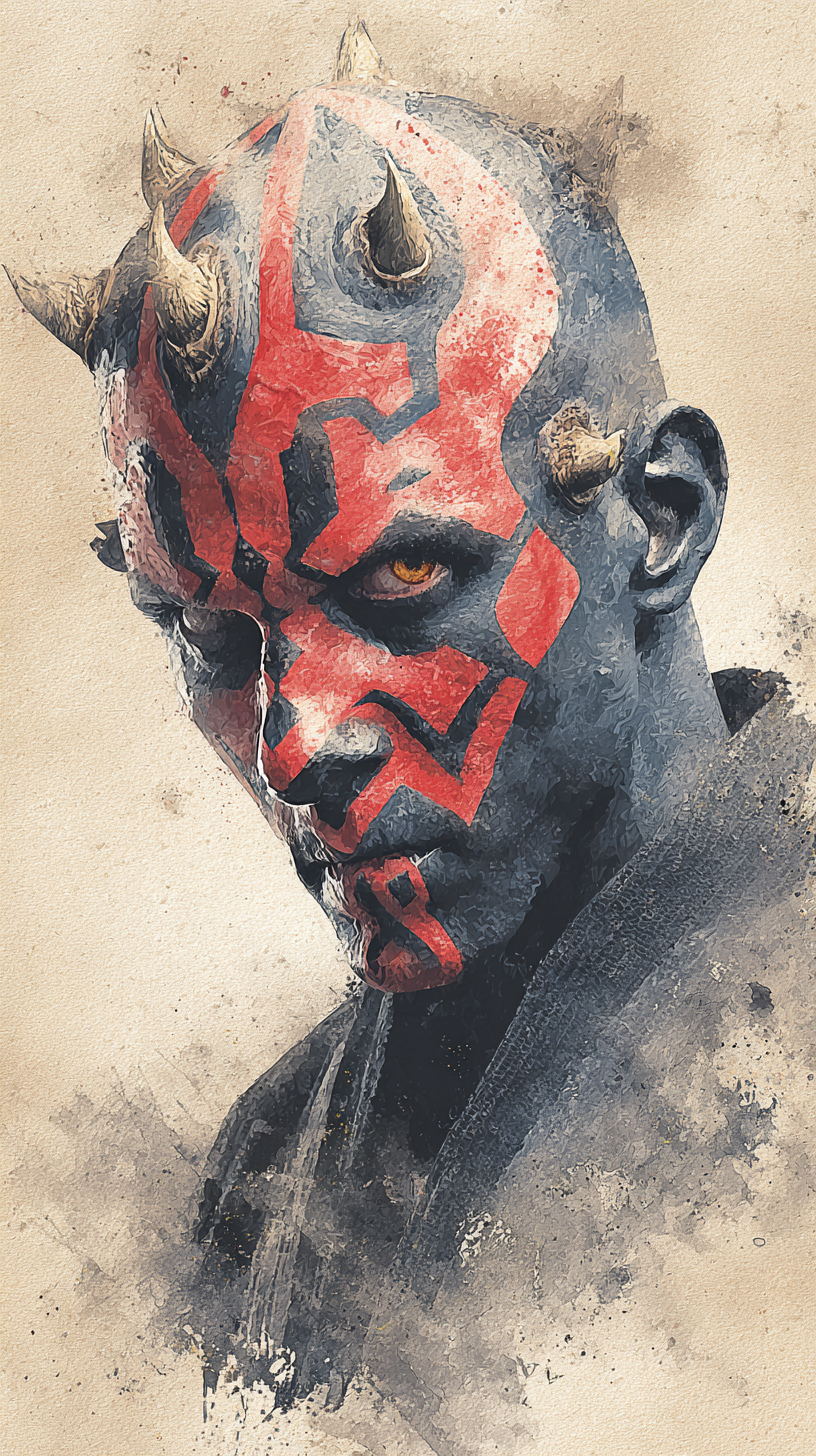 fond d'écran Darth Maul téléphone Nokia gratuit