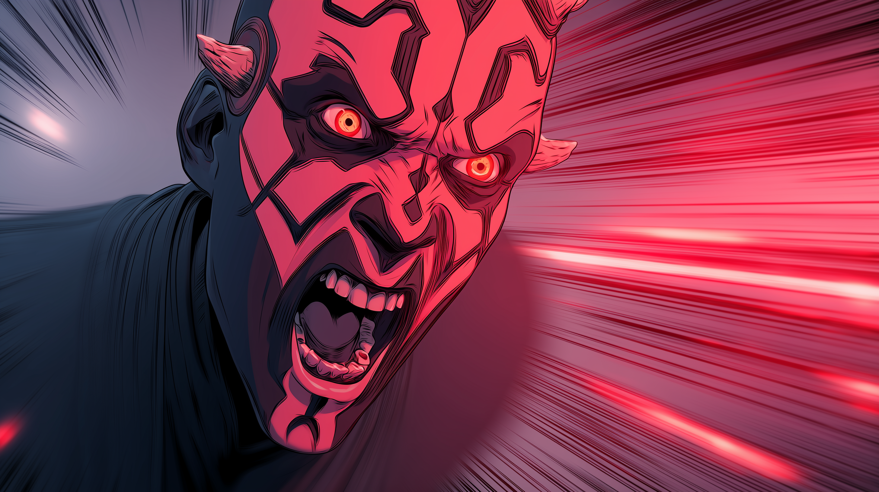 fond d'écran Darth Maul 8k téléchargement gratuit