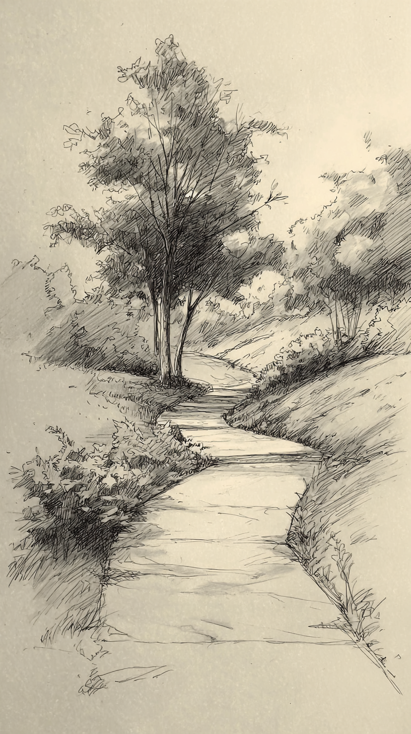 fond d'écran Chemin iphone 17 gratuit