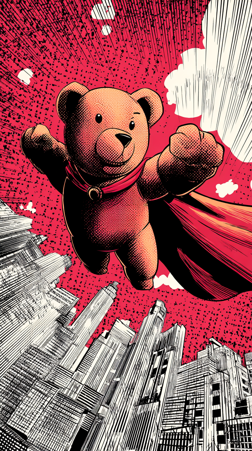 fond d'écran Ours en peluche iphone 8 gratuit