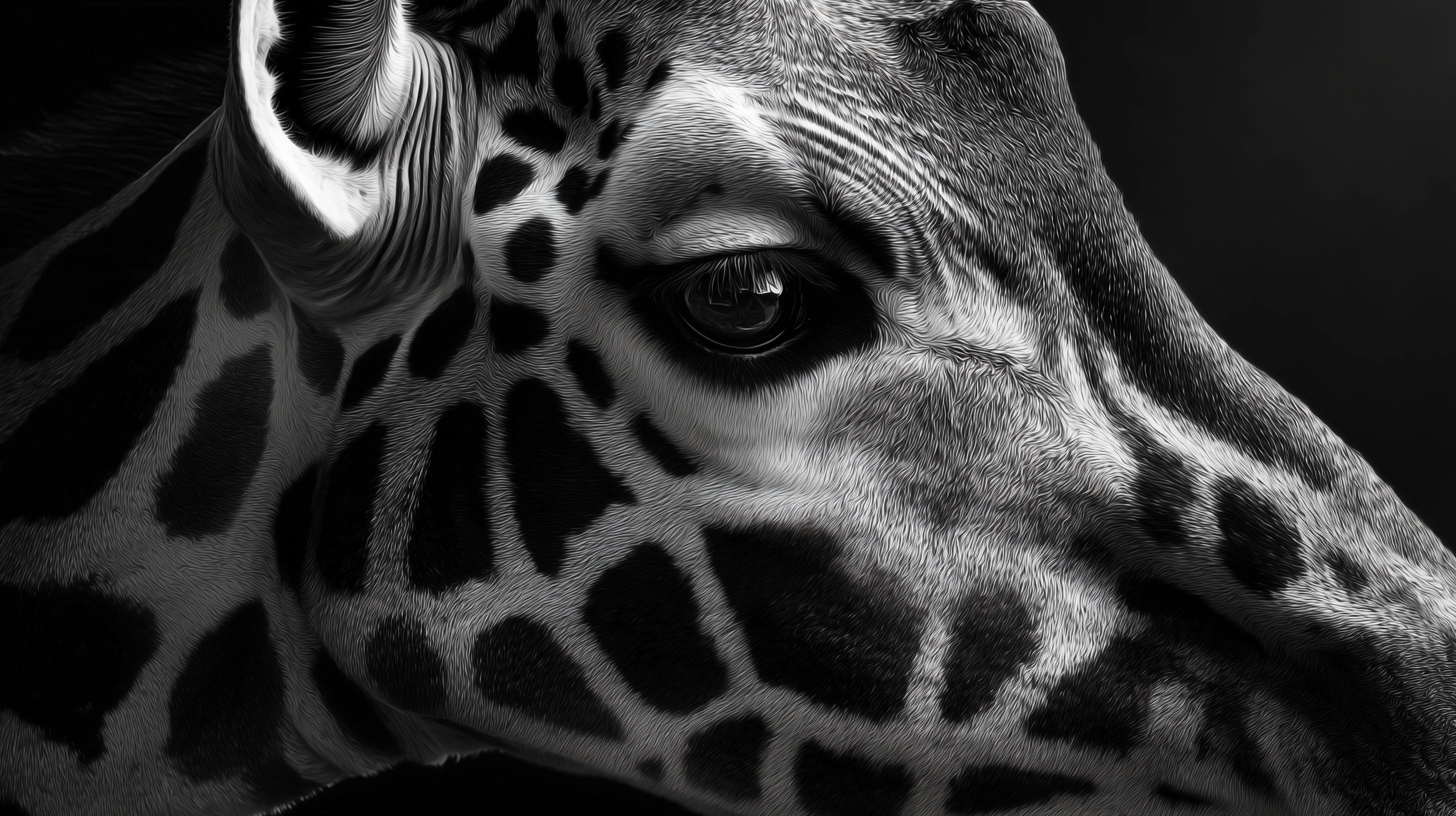 fond d'écran Girafe haute résolution téléchargement gratuit