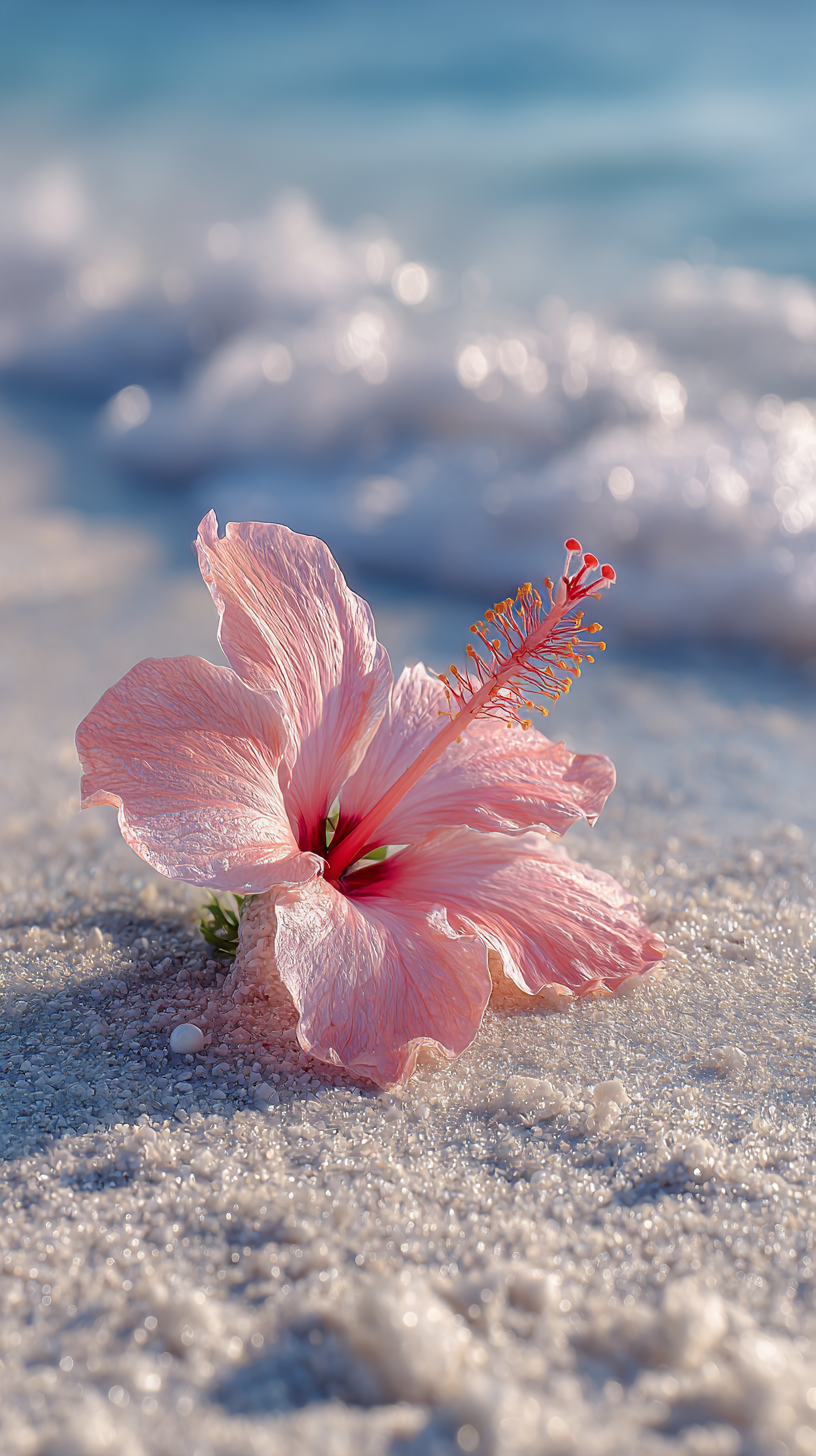 fond d'écran Hibiscus téléphone gratuit sans filigrane