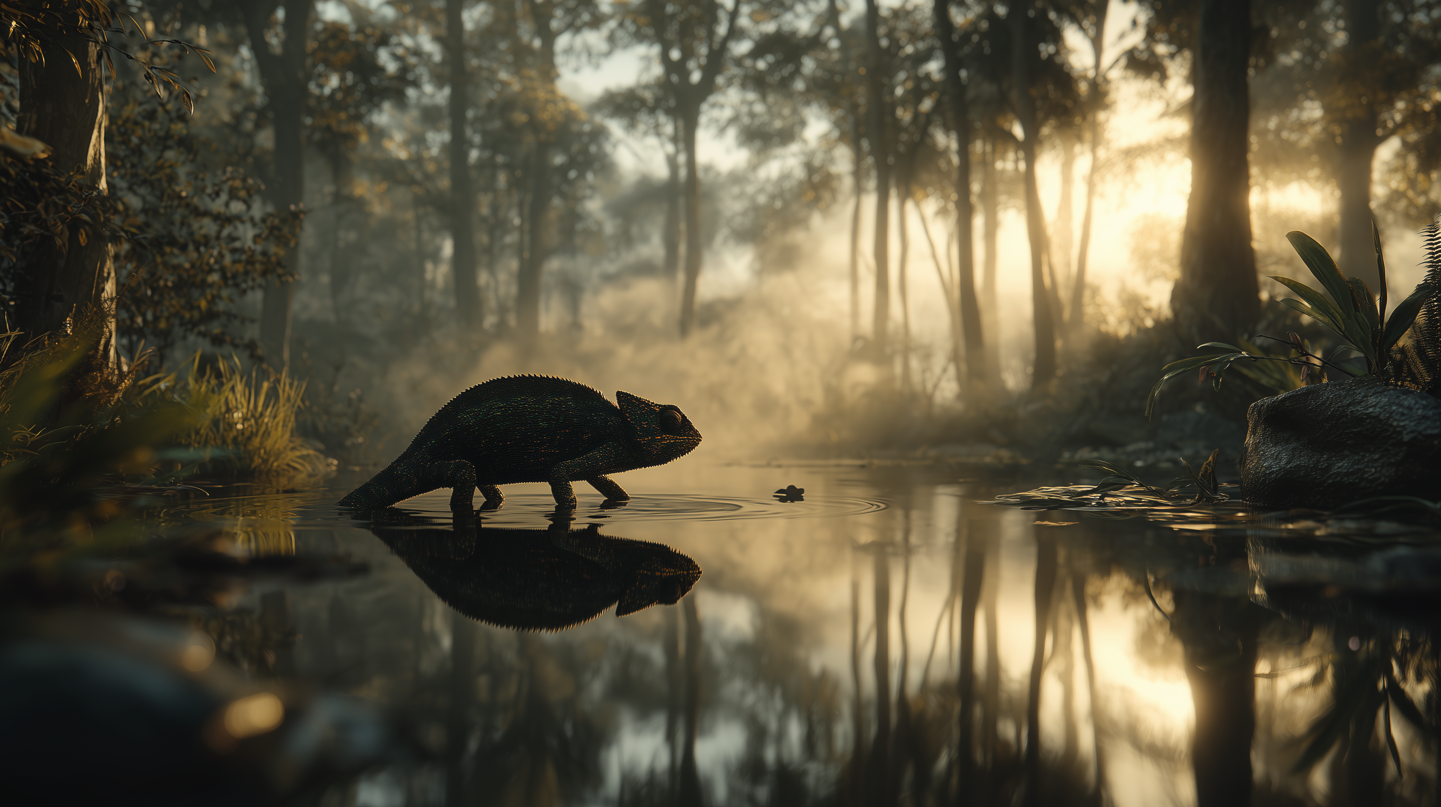 fond d'écran Caméléon haute résolution téléchargement gratuit