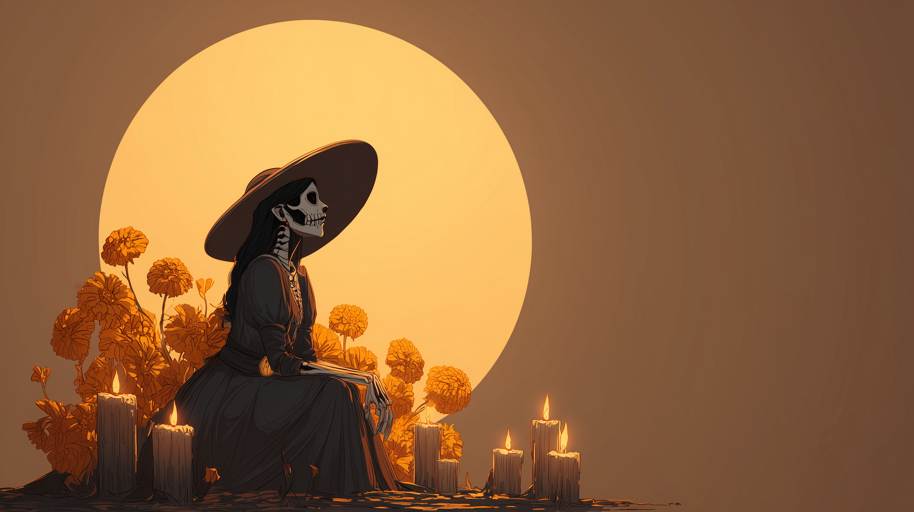 fond d'écran Jour des morts mac 1920x1080 téléchargement gratuit