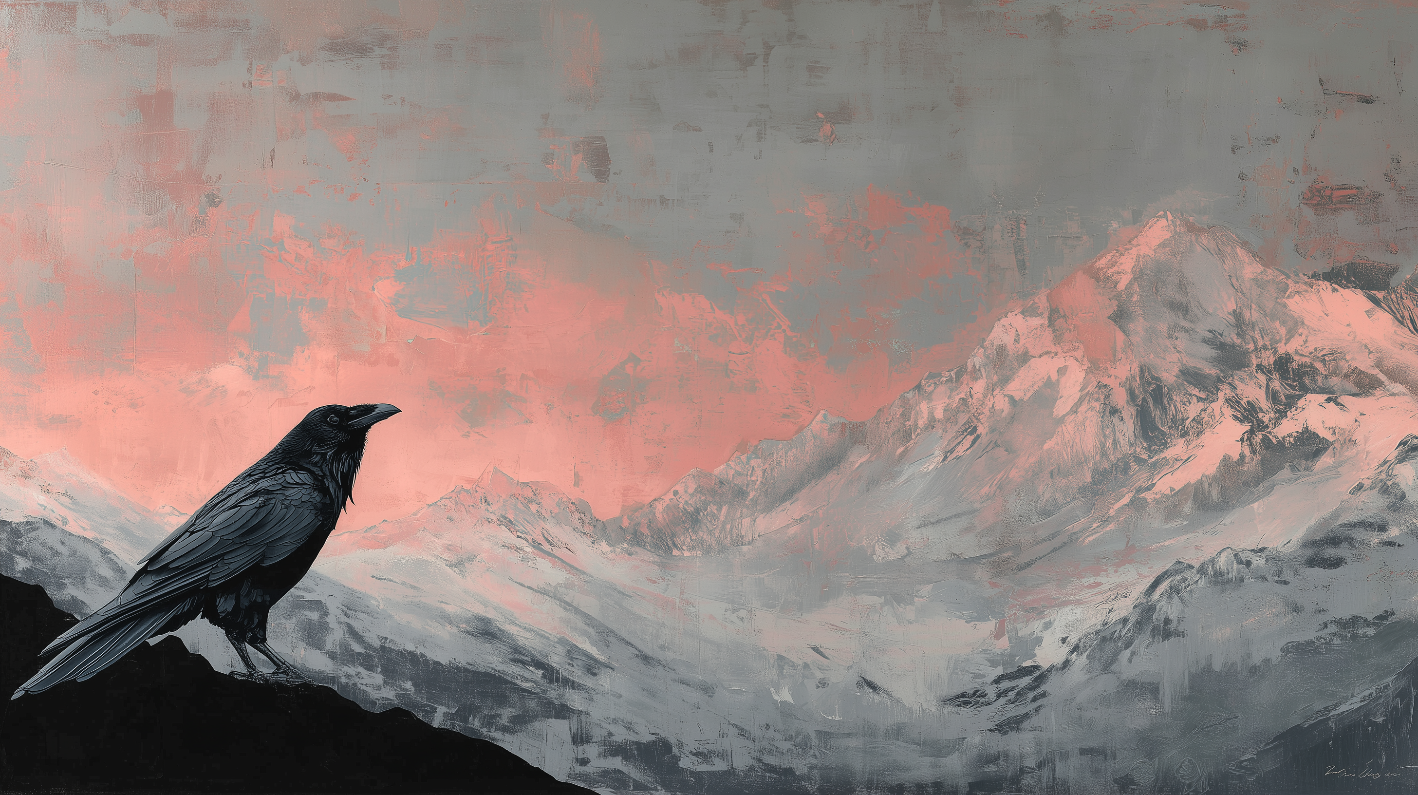 fond d'écran Corbeau 2560x1440 téléchargement gratuit