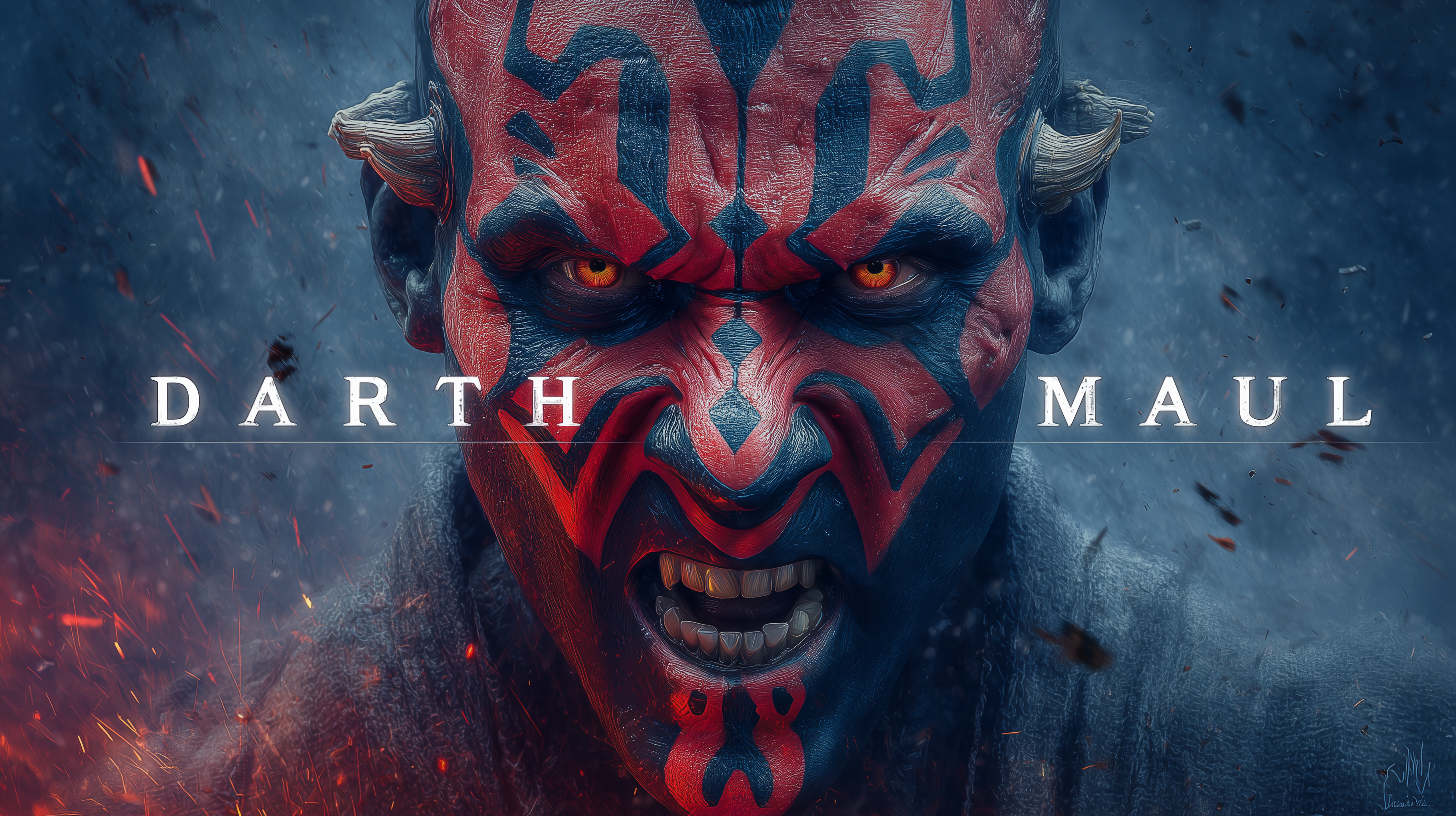 fond d'écran Darth Maul 2560x1440 téléchargement gratuit