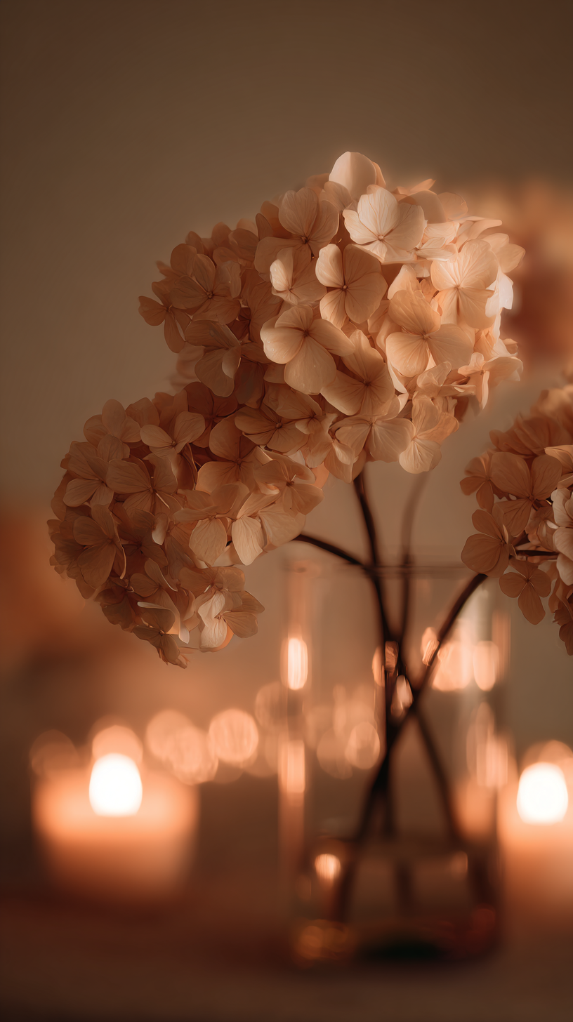fond d'écran Hortensias téléphone gratuit sans filigrane