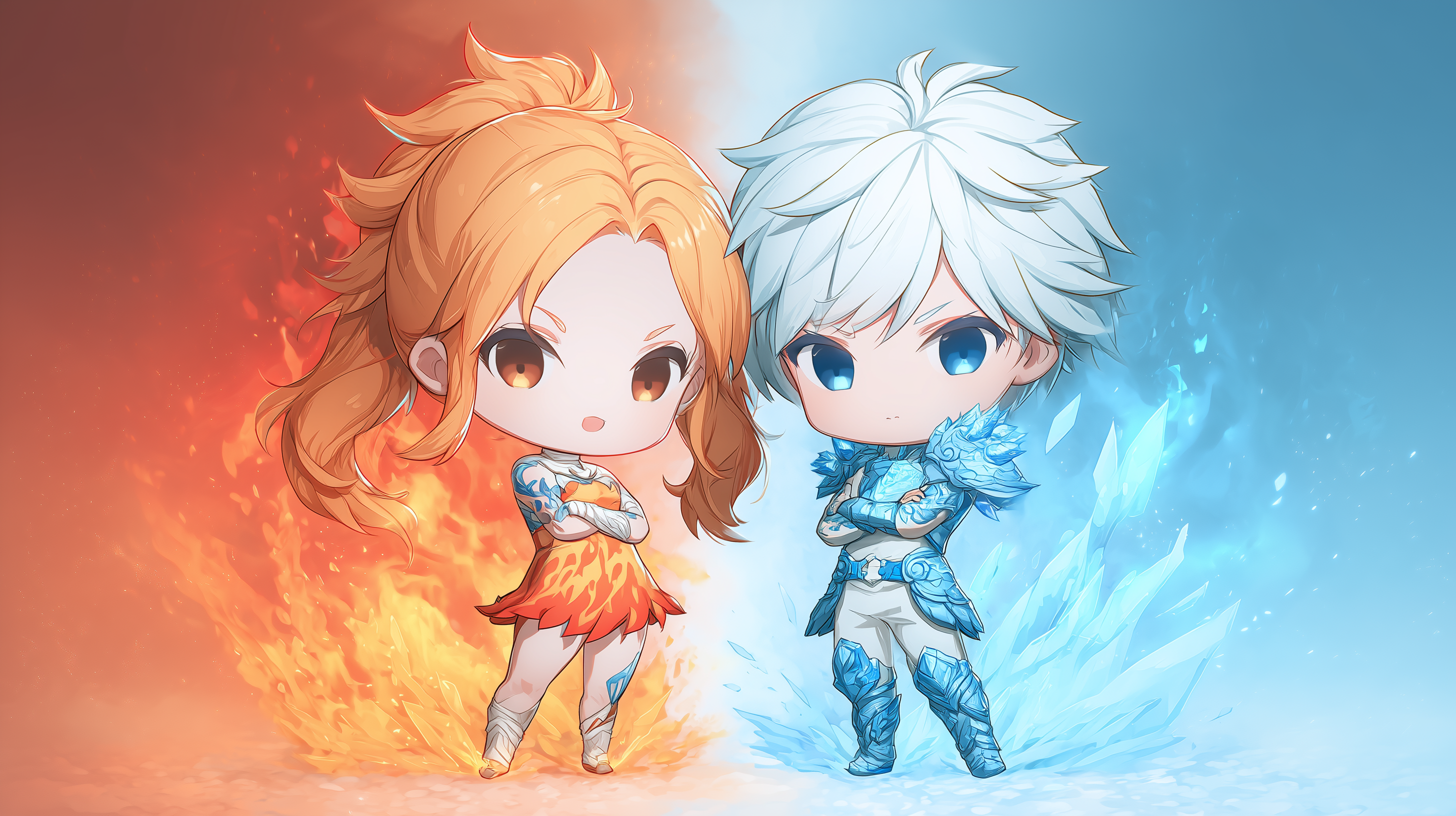 fond d'écran Chibi 4k 1920x1080 téléchargement gratuit