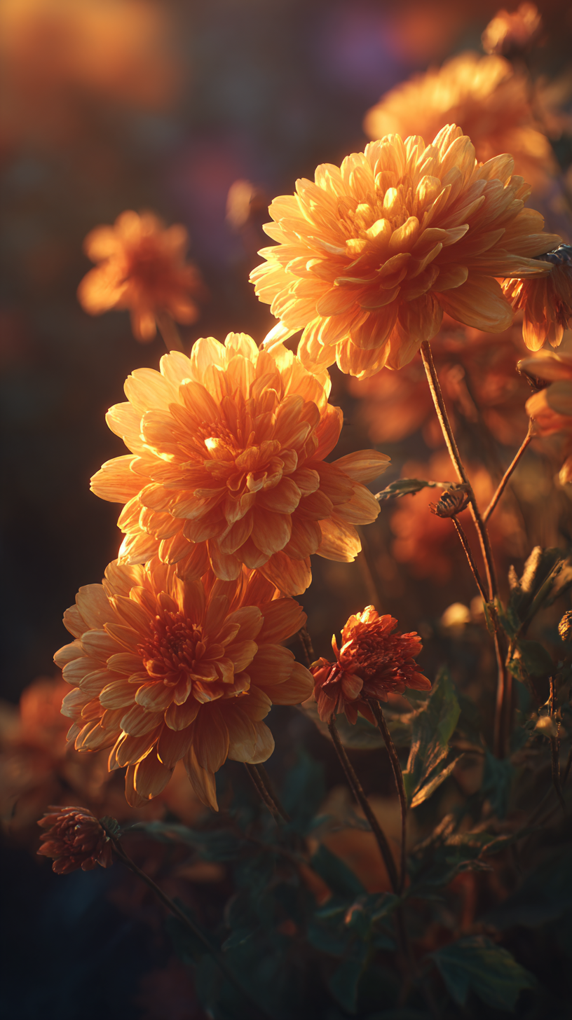 fond d'écran Chrysanthemum téléphone OnePlus télécharger gratuit