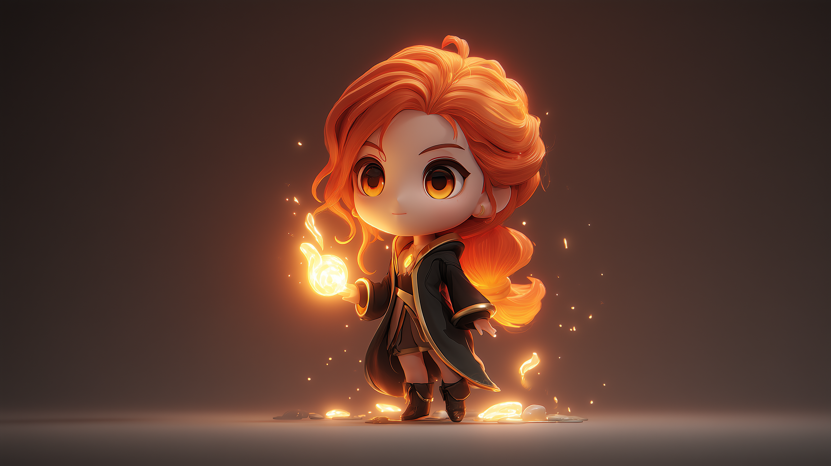 fond d'écran Chibi 16:9 téléchargement gratuit