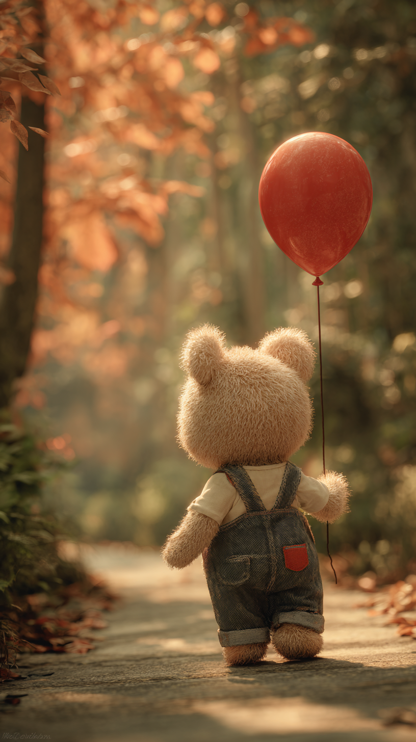 fond d'écran Ours en peluche iphone 14 pro max gratuit