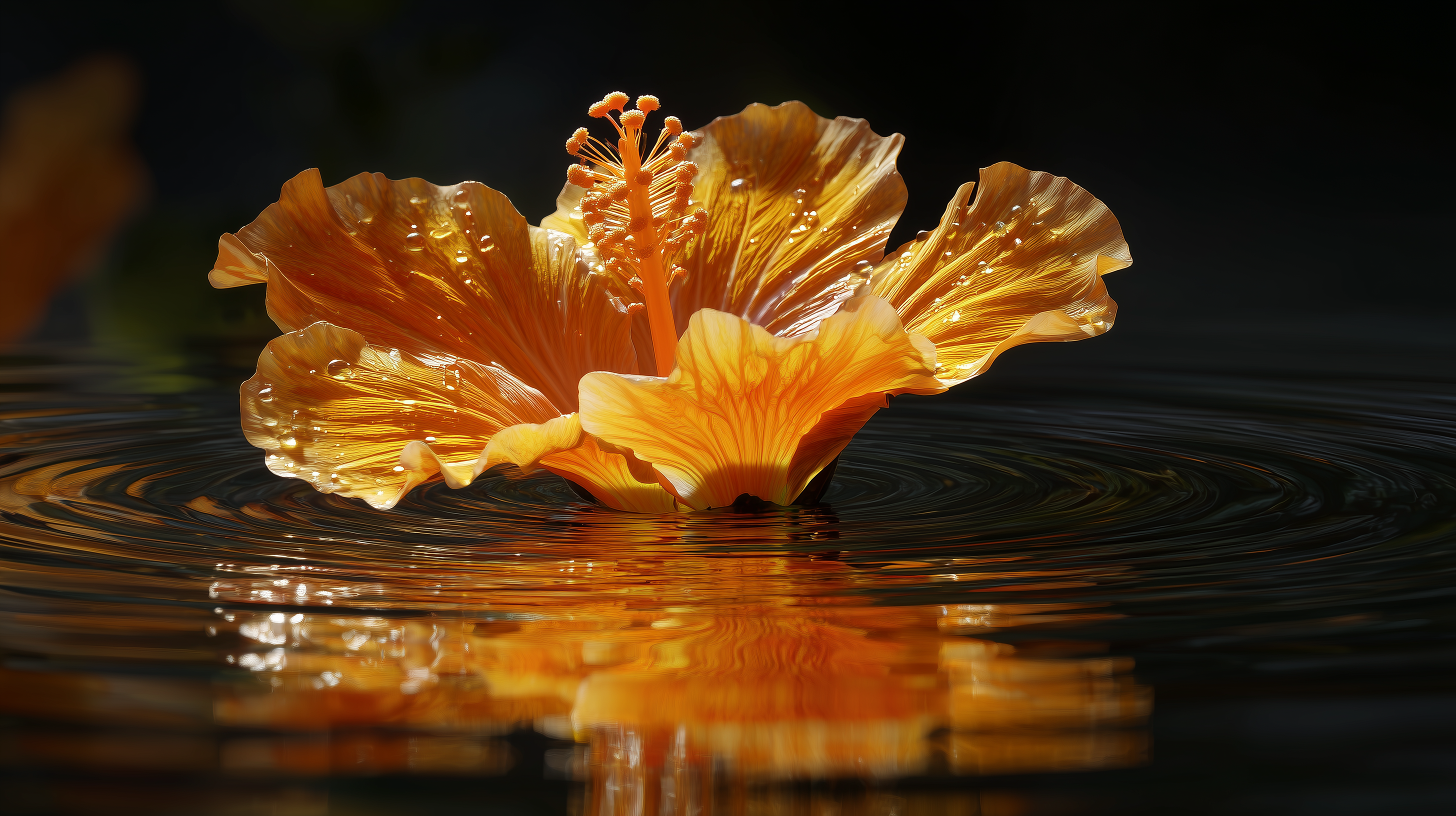 hp fond d'écran Hibiscus téléchargement gratuit