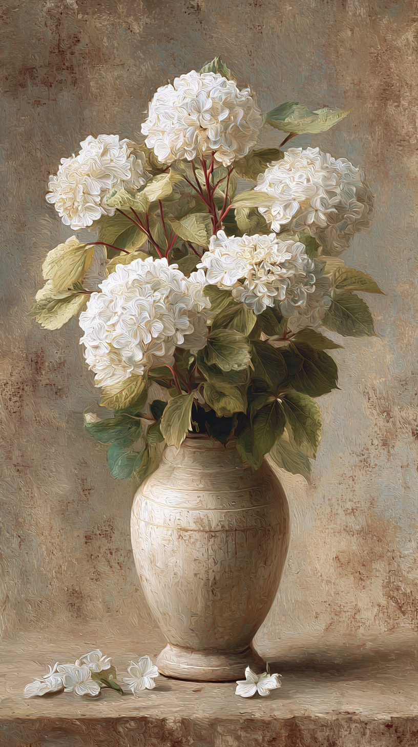 fond d'écran Hortensias pour téléphone gratuit
