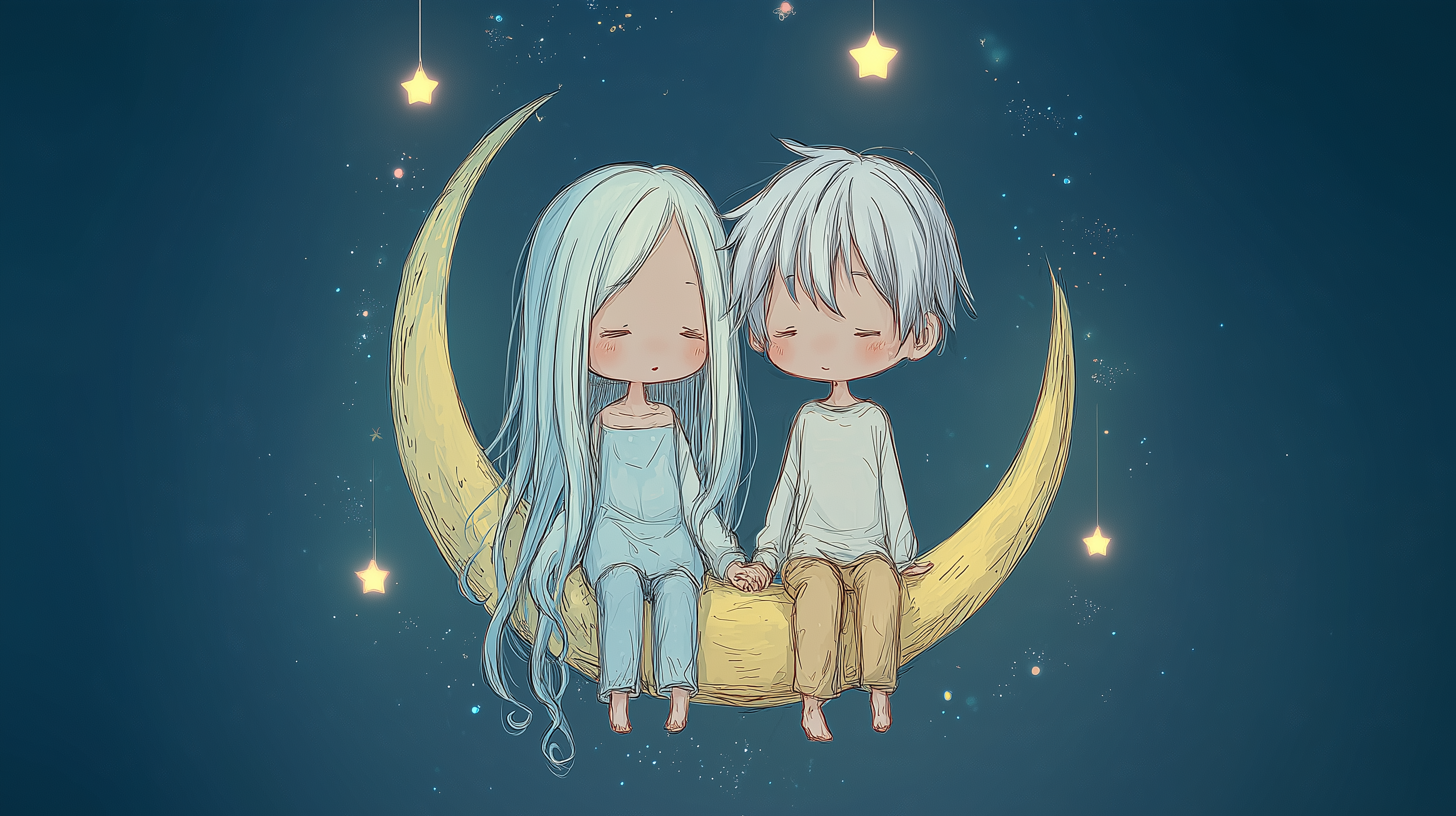 windows 11 fond d'écran Chibi téléchargement gratuit