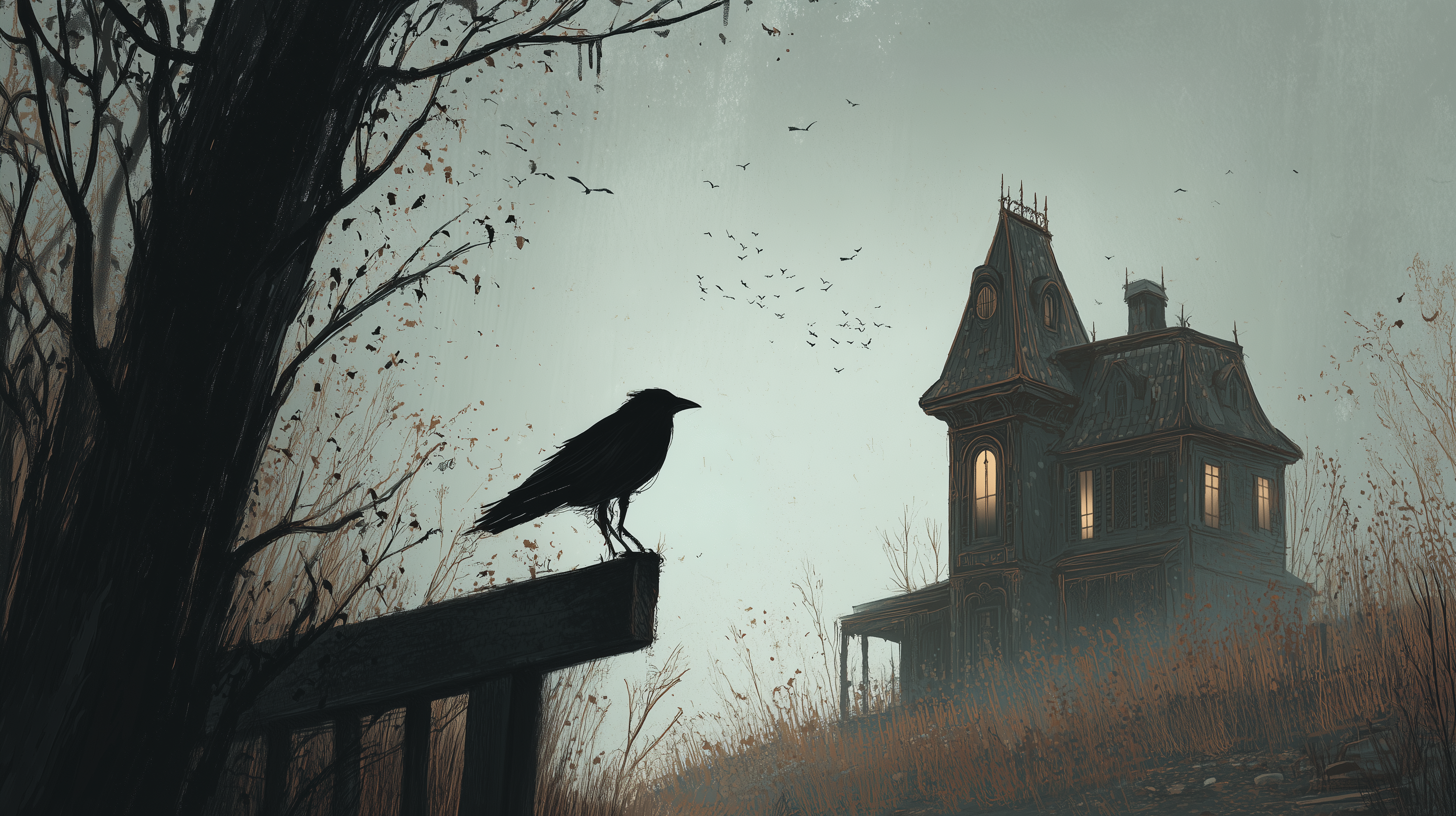 fond d'écran Corbeau 2560x1600 hd téléchargement gratuit