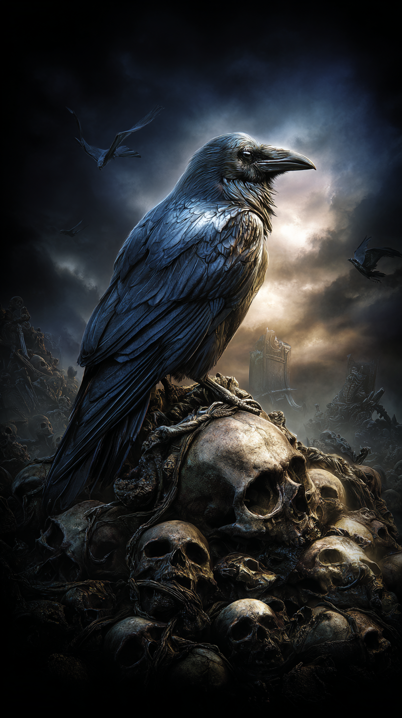 fond d'écran Corbeau pour tablette android gratuit