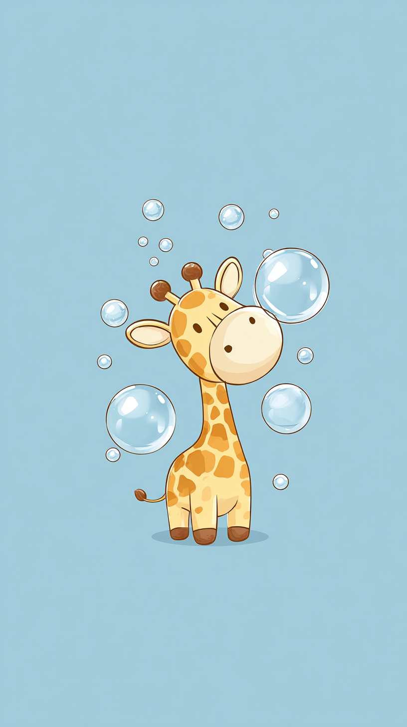 fond d'écran Girafe téléphone Xiaomi télécharger gratuit