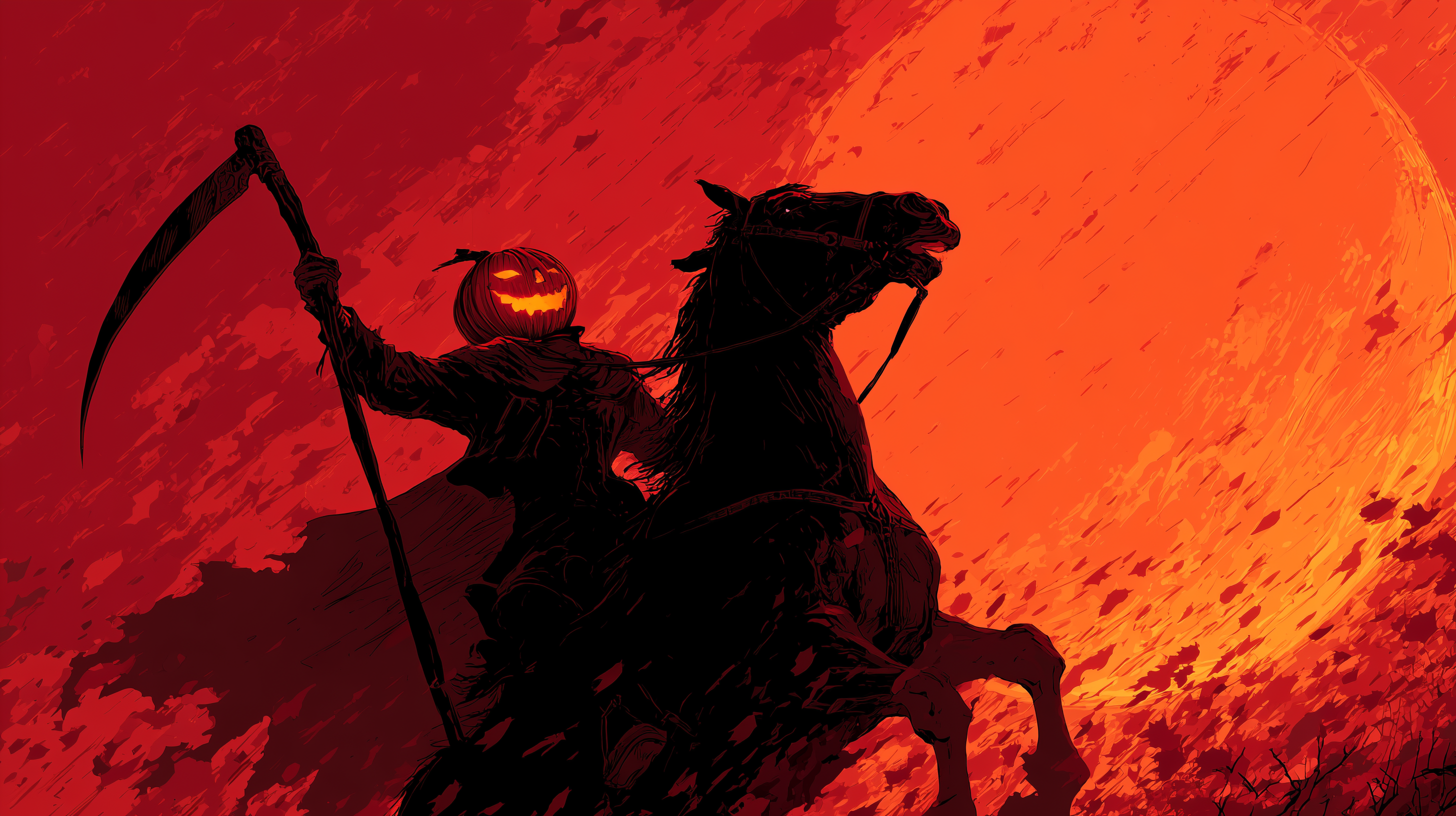 fond d'écran Headless Horseman 5120x2880 téléchargement gratuit