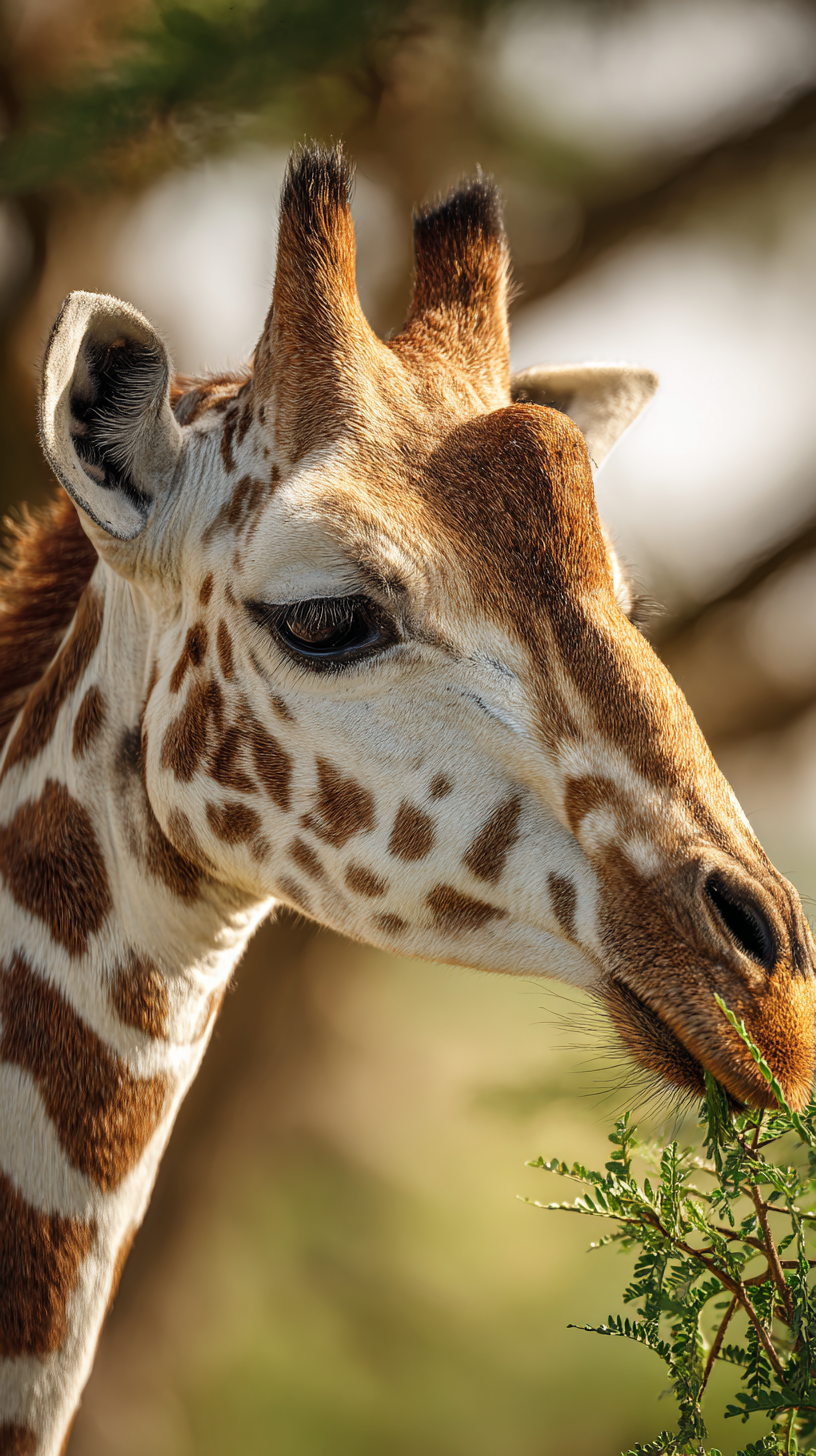 fond d'écran Girafe iphone 12 gratuit