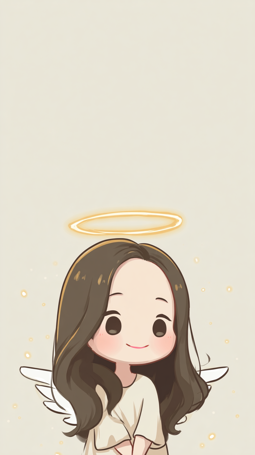 fond d'écran Chibi iphone 4k gratuit