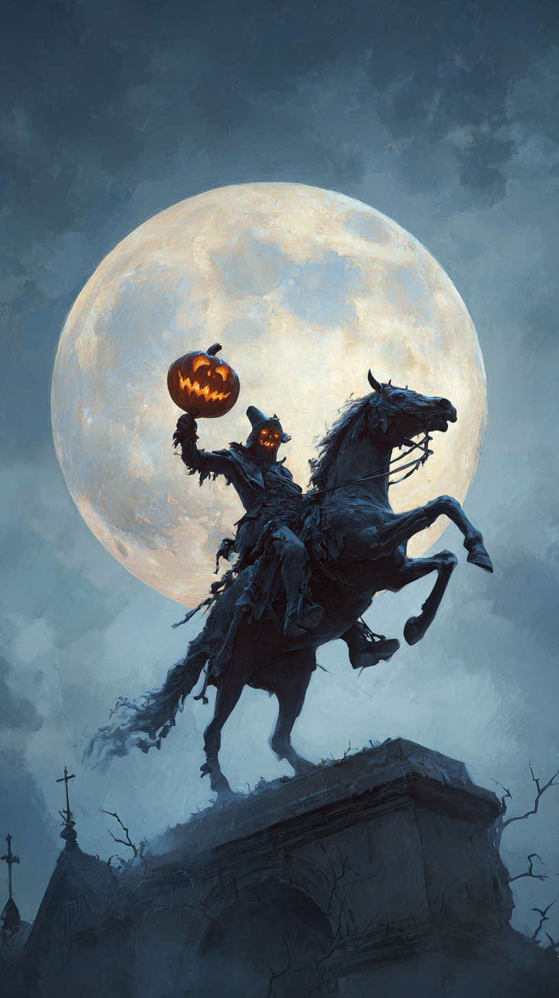 fond d'écran Headless Horseman iphone 15 gratuit