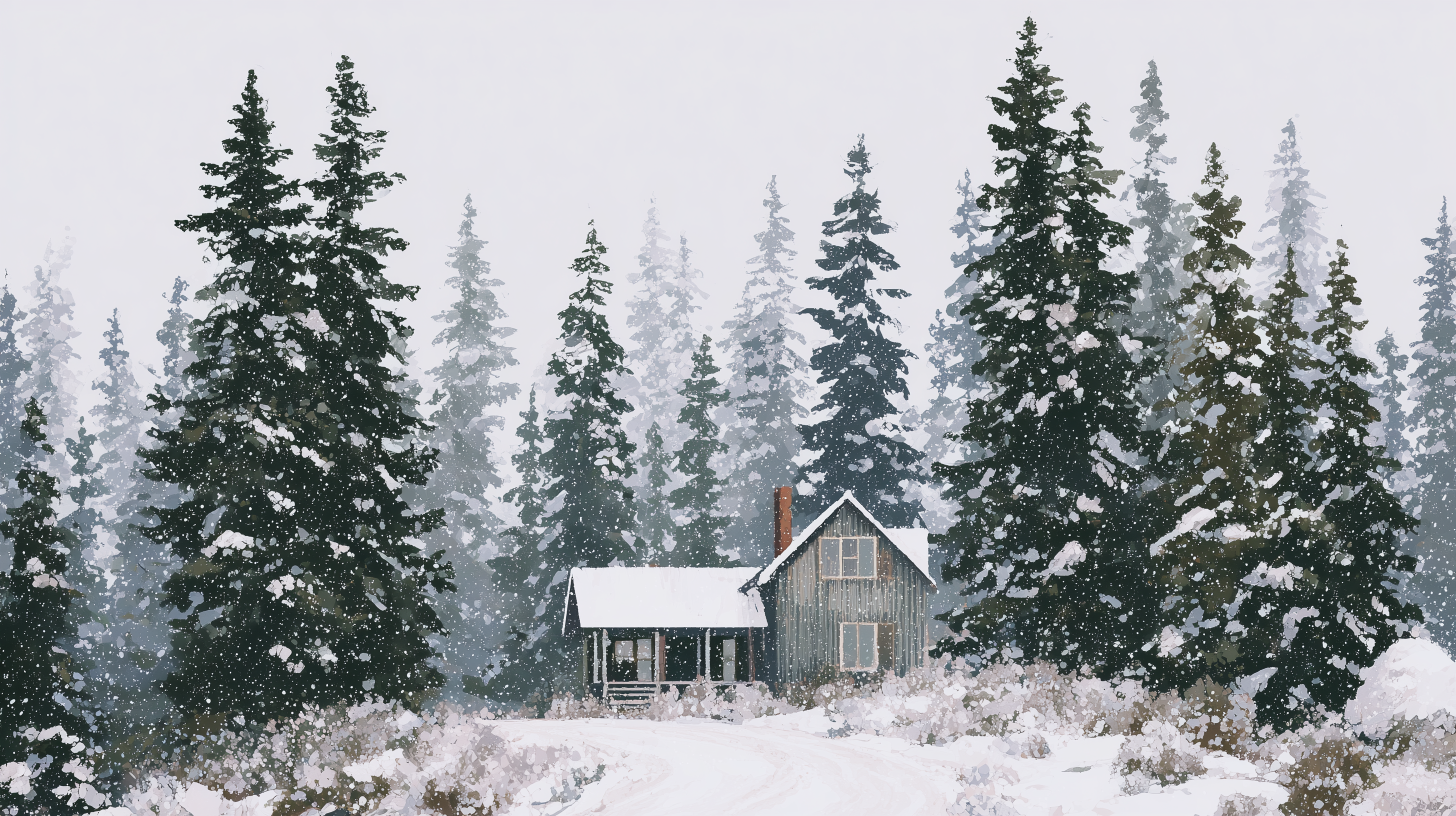 fond d'écran Hiver 3840x1080 téléchargement gratuit