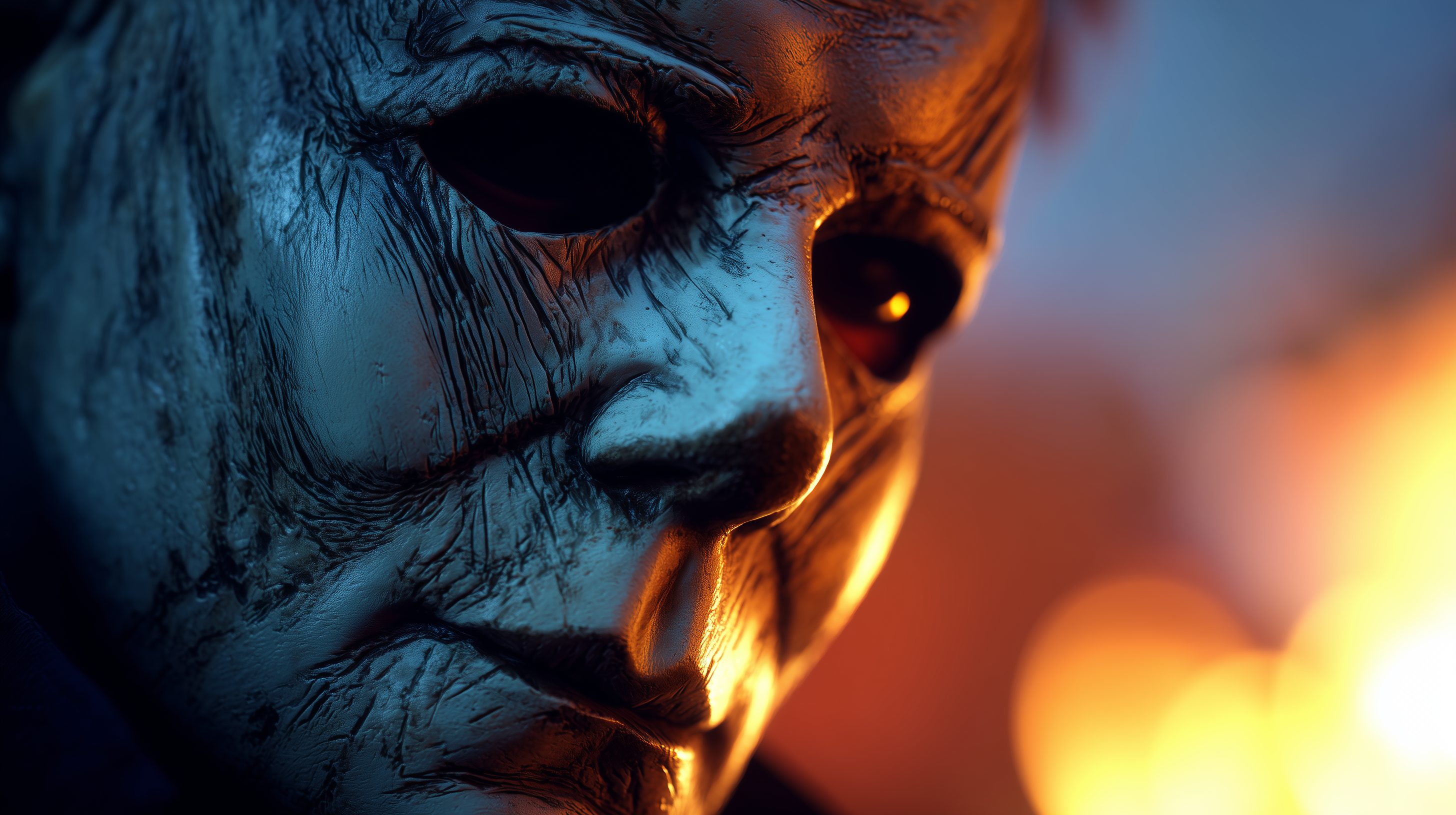 fond d'écran Michael Myers 3840x1080 téléchargement gratuit