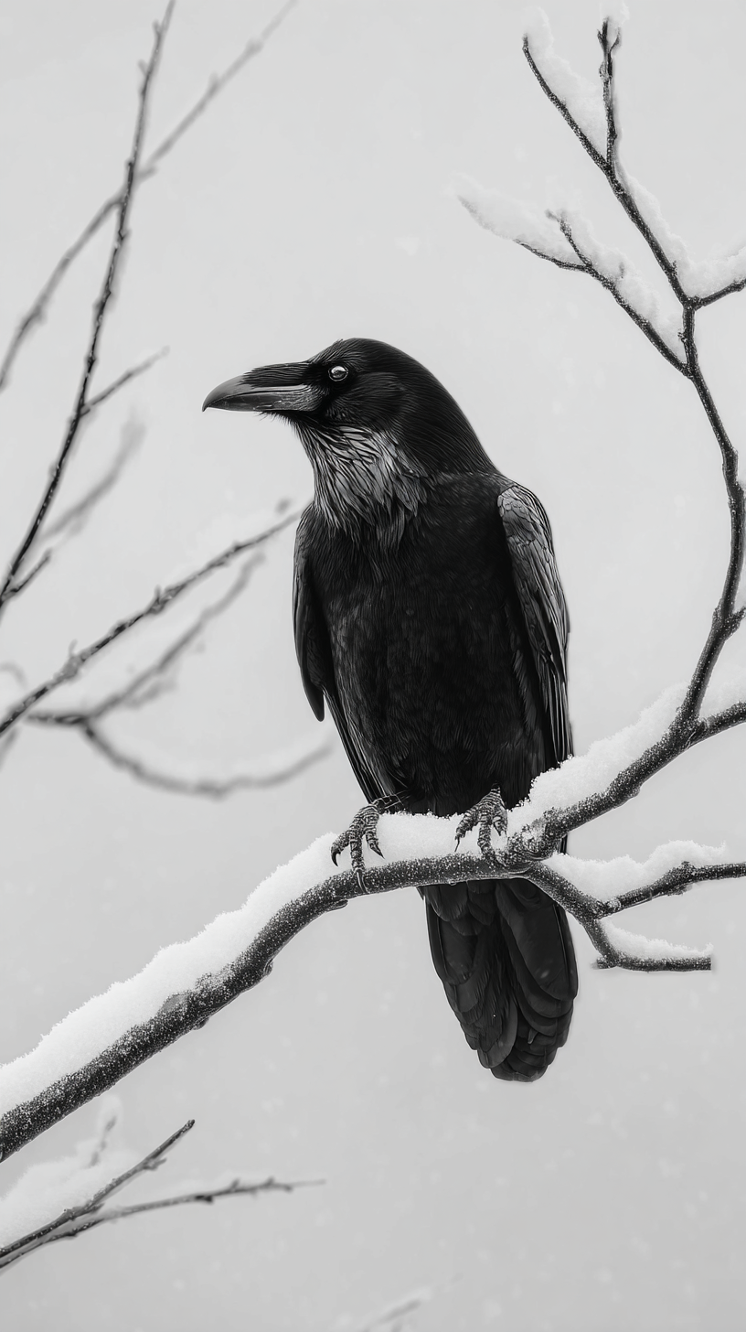 fond d'écran Corbeau téléphone gratuit sans filigrane
