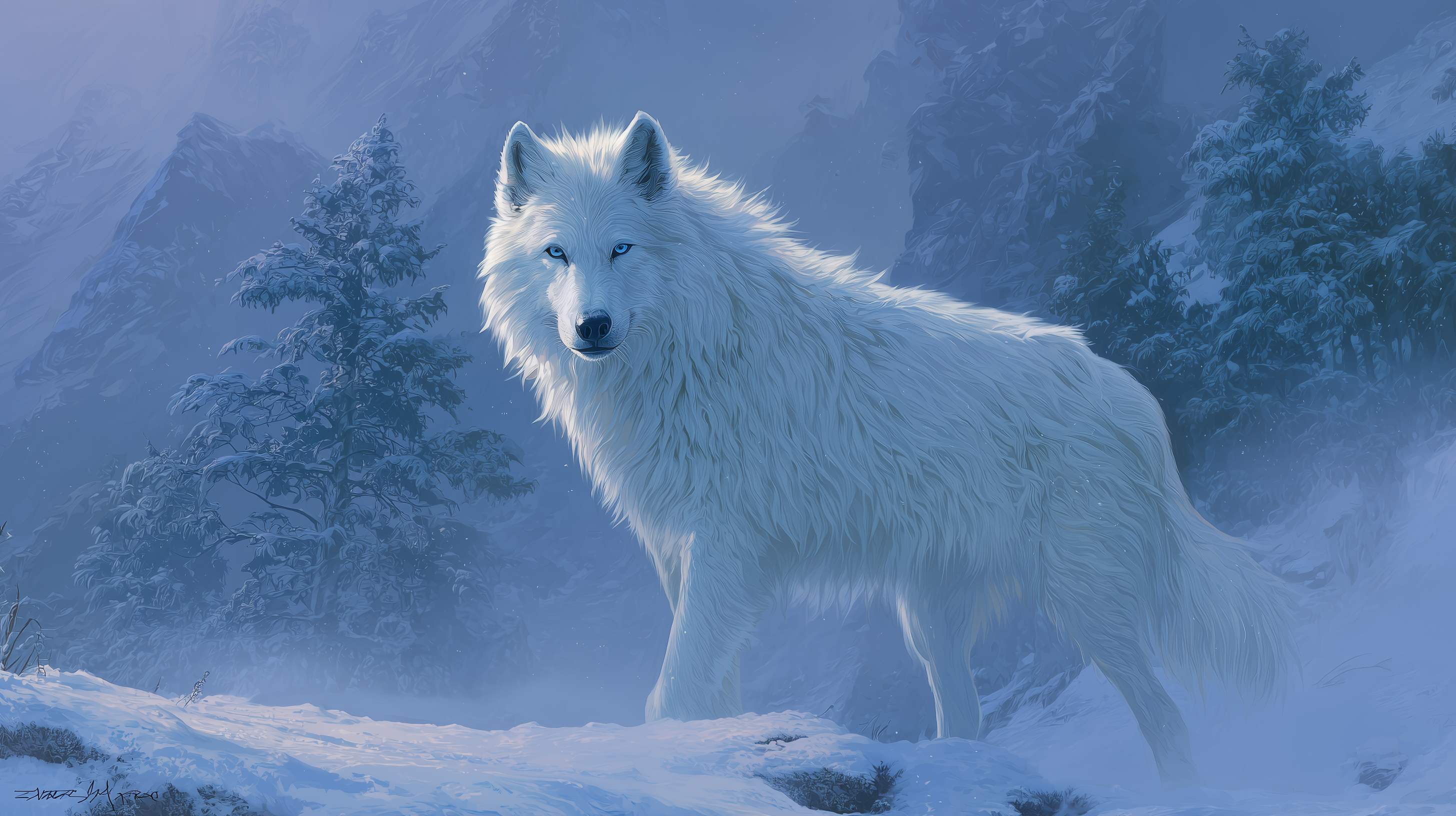 fond d'écran Hiver mac 4k téléchargement gratuit